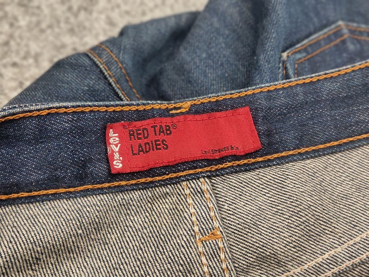 Levi's Vintage 90s Levi's 553 Red Tab Ladies Denim Jeans Japan Made Size 31" - 14 Thumbnail