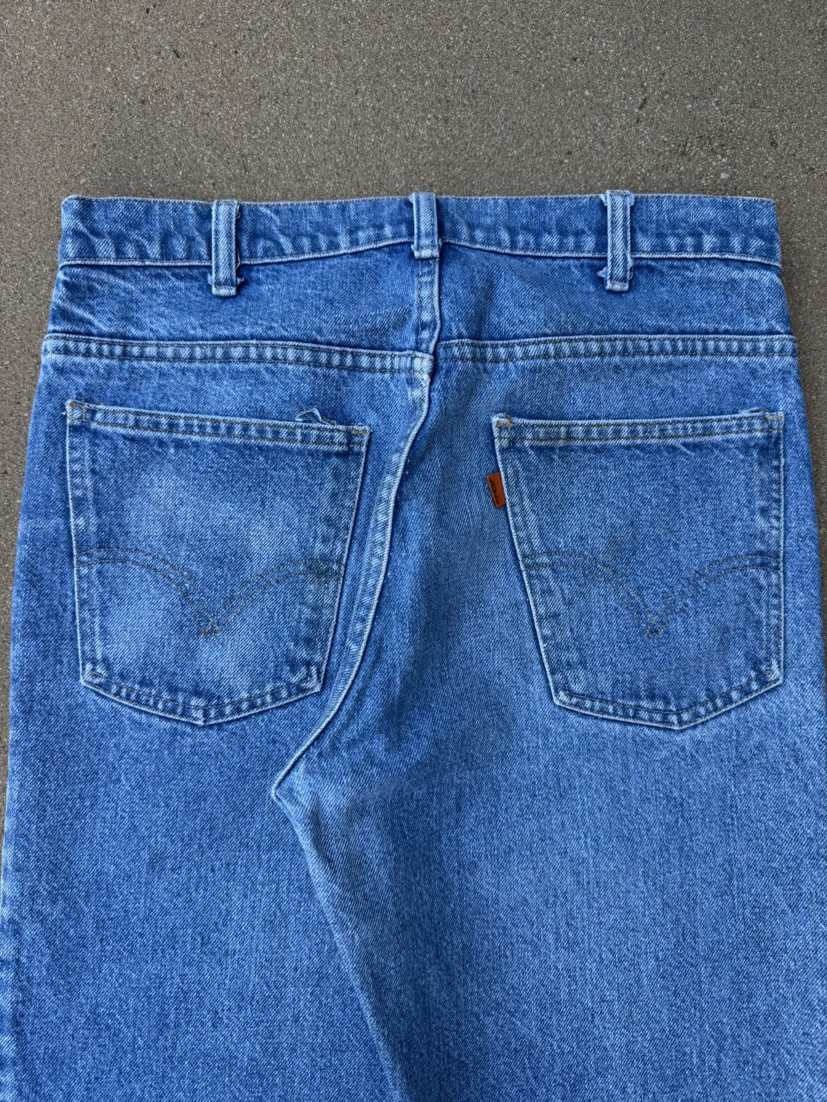 Vintage Vtg 70’s Levi’s 646 Orange Tab Bellbottom Flare Jeans 32x29 Size US 32 / EU 48 - 7 Thumbnail