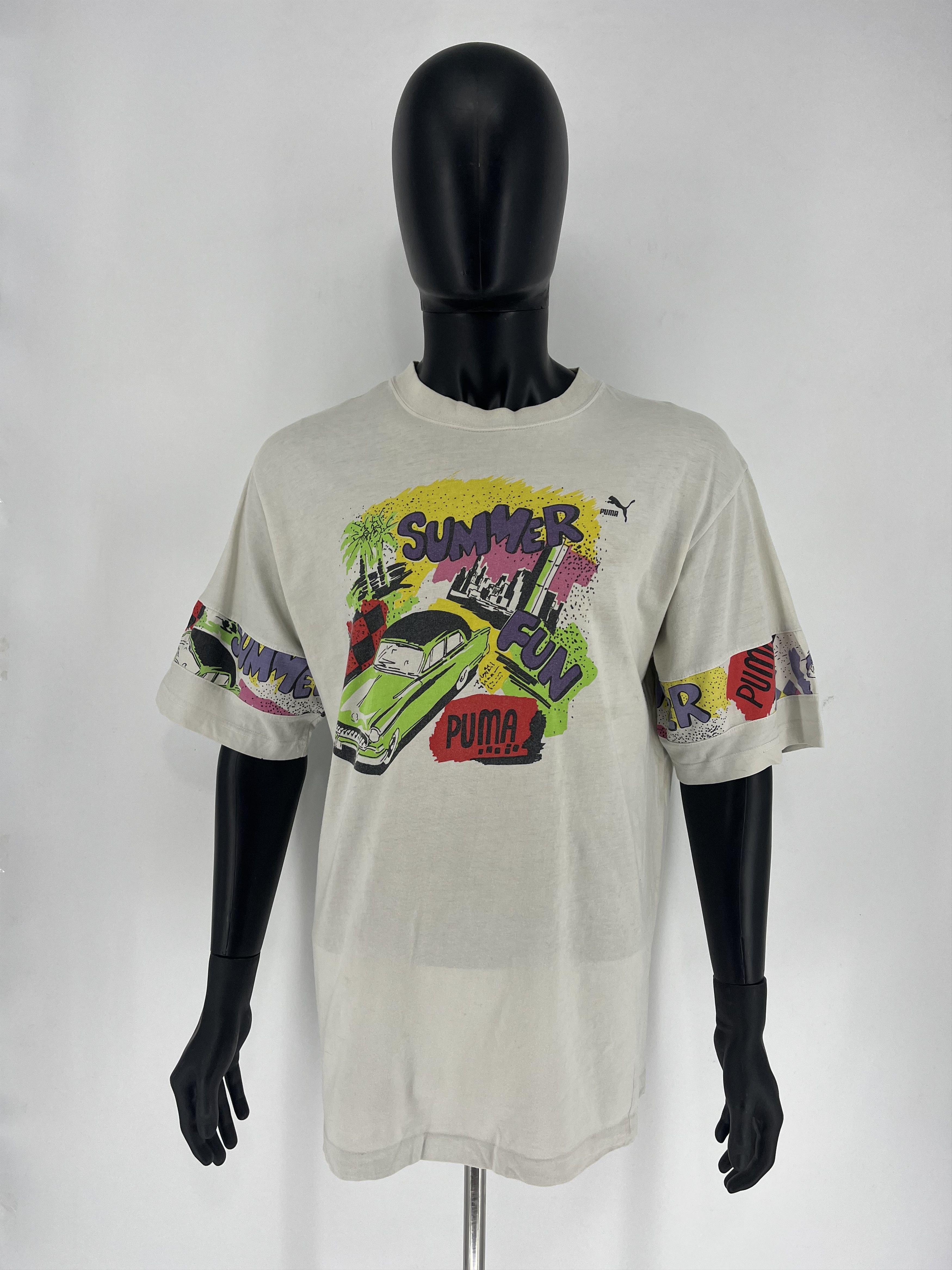 Puma Mens Vintage Y2K Puma T Shirt Size L Size US L / EU 52-54 / 3 - 2 Thumbnail