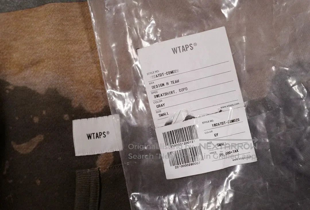 Wtaps wtaps hooded sweatshirt with tie-dye design. Size US S / EU 44-46 / 1 - 5 Thumbnail