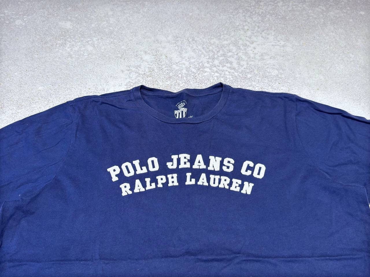 Polo Ralph Lauren × Ralph Lauren × Rugby Ralph Lauren Vintage Polo Ralph Lauren RRL Y2K Rugby T-shirt Big Logo Size US XL / EU 56 / 4 - 2 Thumbnail