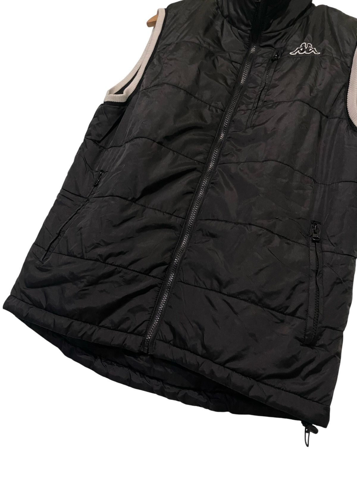 Kappa Vintage Y2K KAPPA Padded Gillet Black Puffer Jacket Size US L / EU 52-54 / 3 - 5 Thumbnail