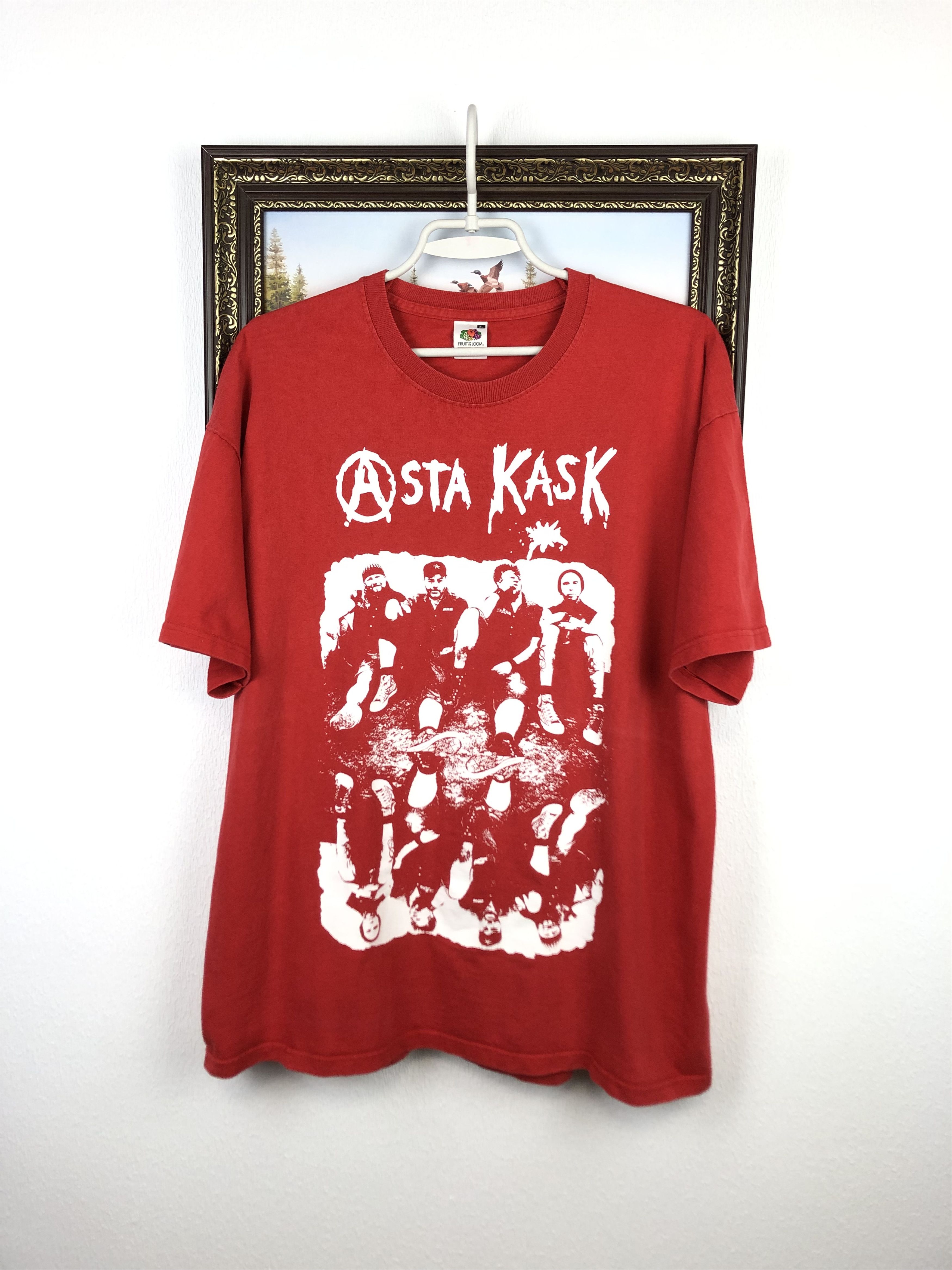 Band Tees Vintage Asta kask Swedish Punk Crust Shirt Band Tee Over Size US L / EU 52-54 / 3 - 1 Thumbnail