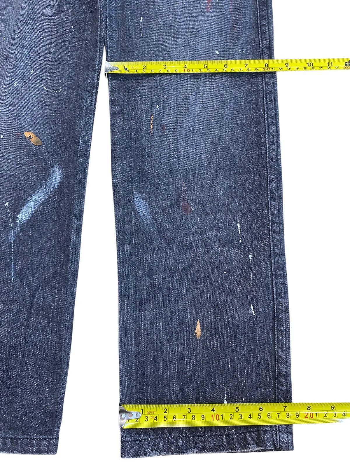Japanese Brand Japanese Brand Splatter Paint Style Loose Jeans Size US 28 / EU 44 - 8 Thumbnail