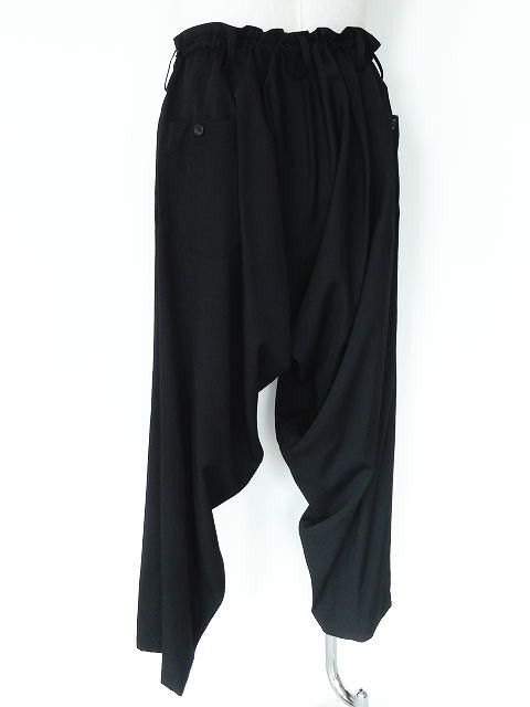 Yohji Yamamoto Yohji Yamamoto Pour Homme - W/Gabardine Drape Pants Size US 30 / EU 46 - 4 Thumbnail