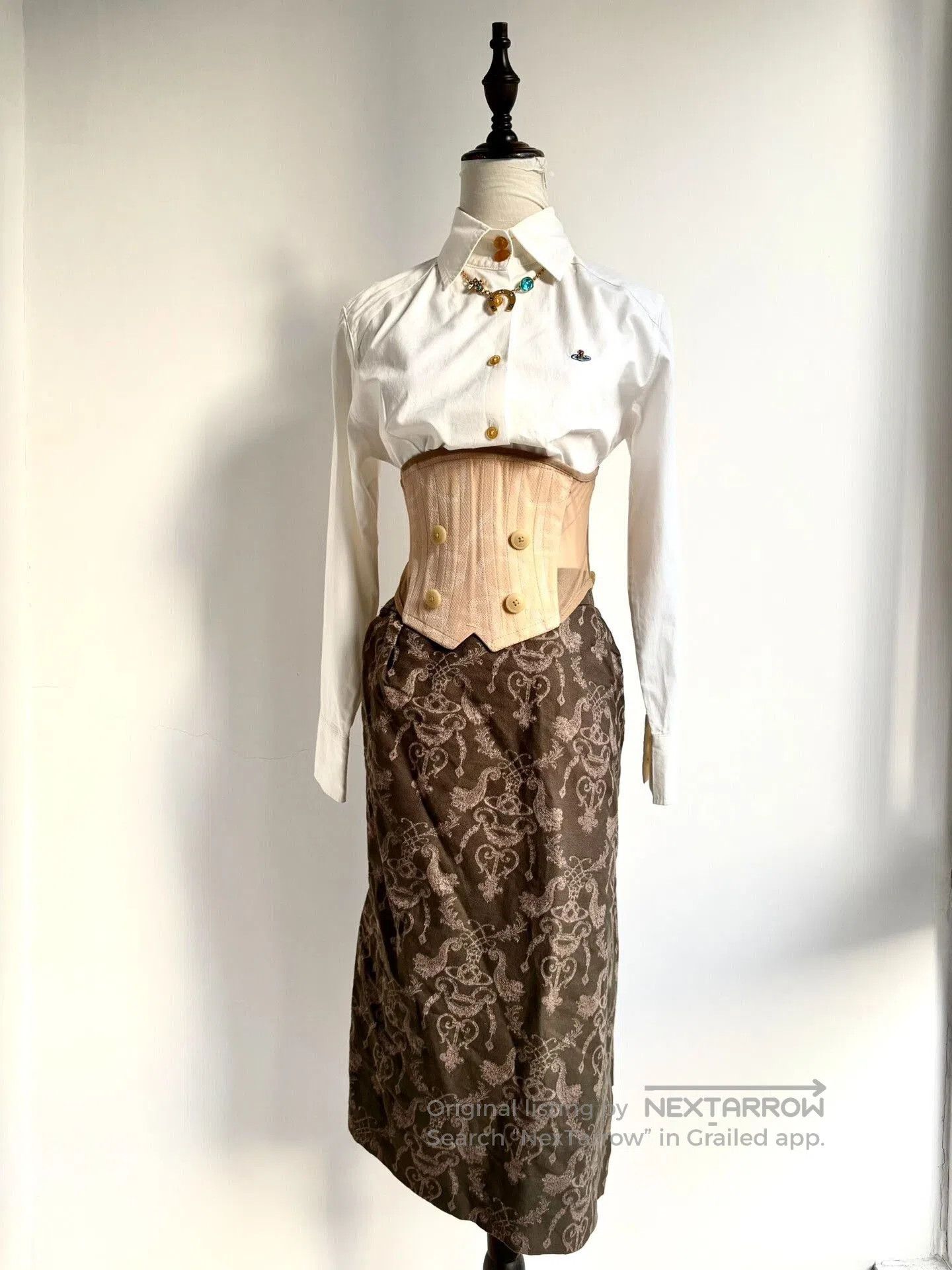Vivienne Westwood vivienne westwood vintage chandelier saturn print skirt. Size 23" - 4 Thumbnail