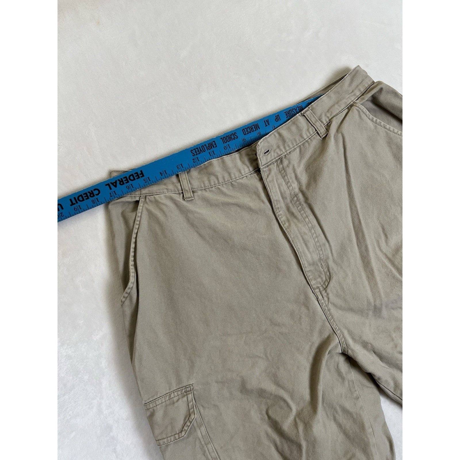 Sideout Vintage Sideout Cargo Pants Size 36x32 Tan Y2K Baggy Surf Size US 36 / EU 52 - 4 Thumbnail