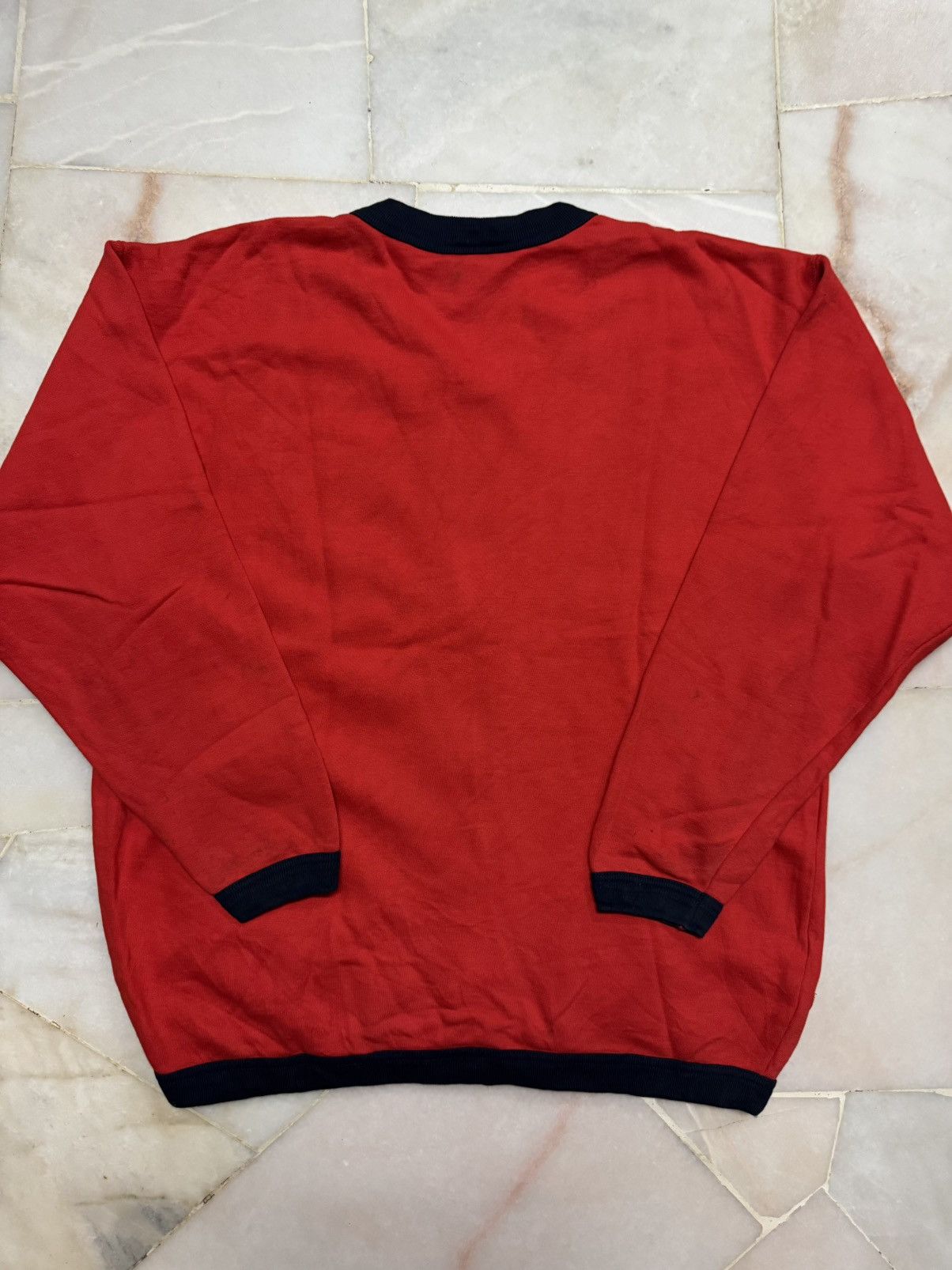 MLB 💥VINTAGE MLB 1998's NY LOGO ZIPPER SWEATER PLAYER WEAR Size US L / EU 52-54 / 3 - 15 Thumbnail