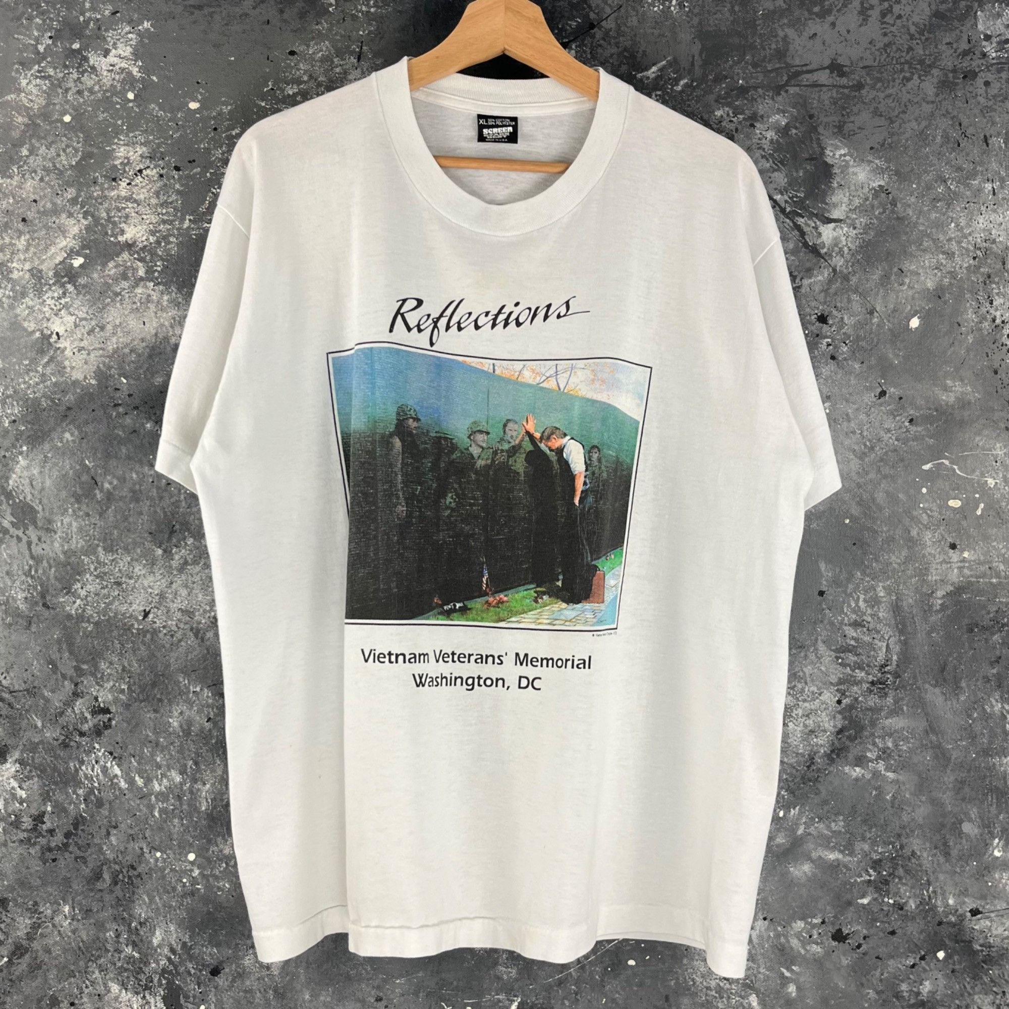 Vintage Vintage 90’s Reflections Vietnam shirt Size US L / EU 52-54 / 3 - 1 Thumbnail
