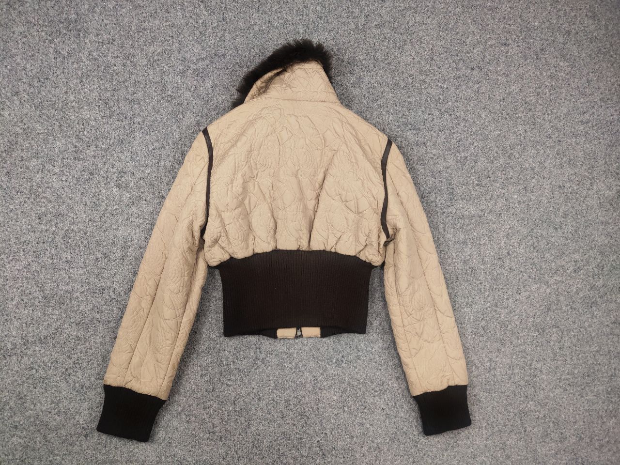 If Six Was Nine Vintage Y2K Cropped Faux Fur Zip Jacket Y2K LGB JPG Style Size L / US 10 / IT 46 - 10 Thumbnail