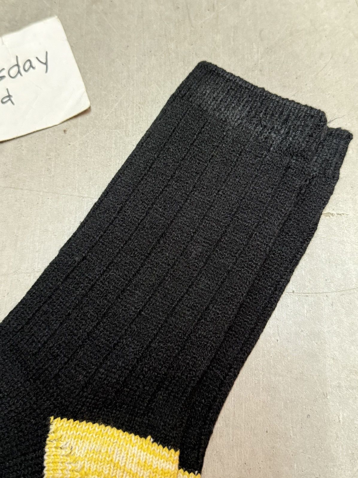 Imran Potato Imran Potato Happy Heel Knit Socks Black Size ONE SIZE - 3 Thumbnail