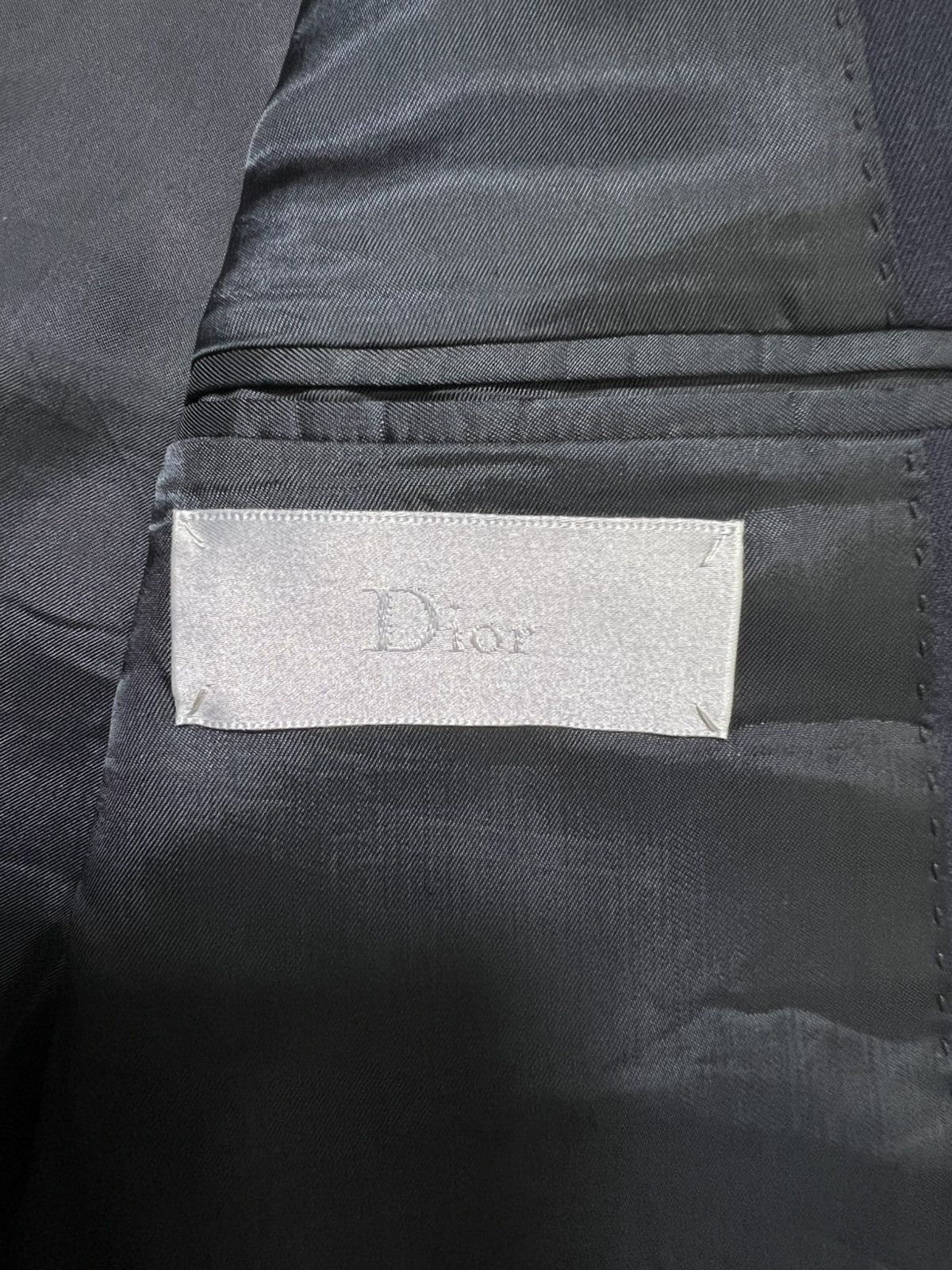 Dior Dior Homme - S/S16 Floral Embroidered Rose Patch Wool Blazer Size 50S - 12 Thumbnail