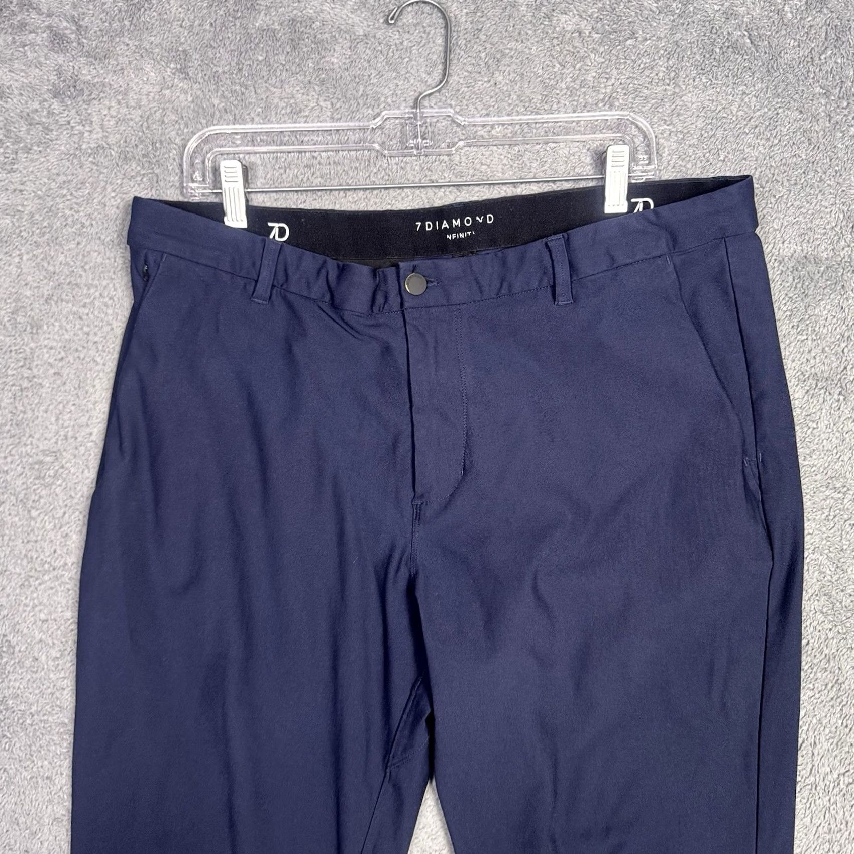 Vintage 7 Diamonds Infinity Pants Mens 36x30 Athletic Performance Tech Wicking STP-1267 Size US 36 / EU 52 - 3 Thumbnail
