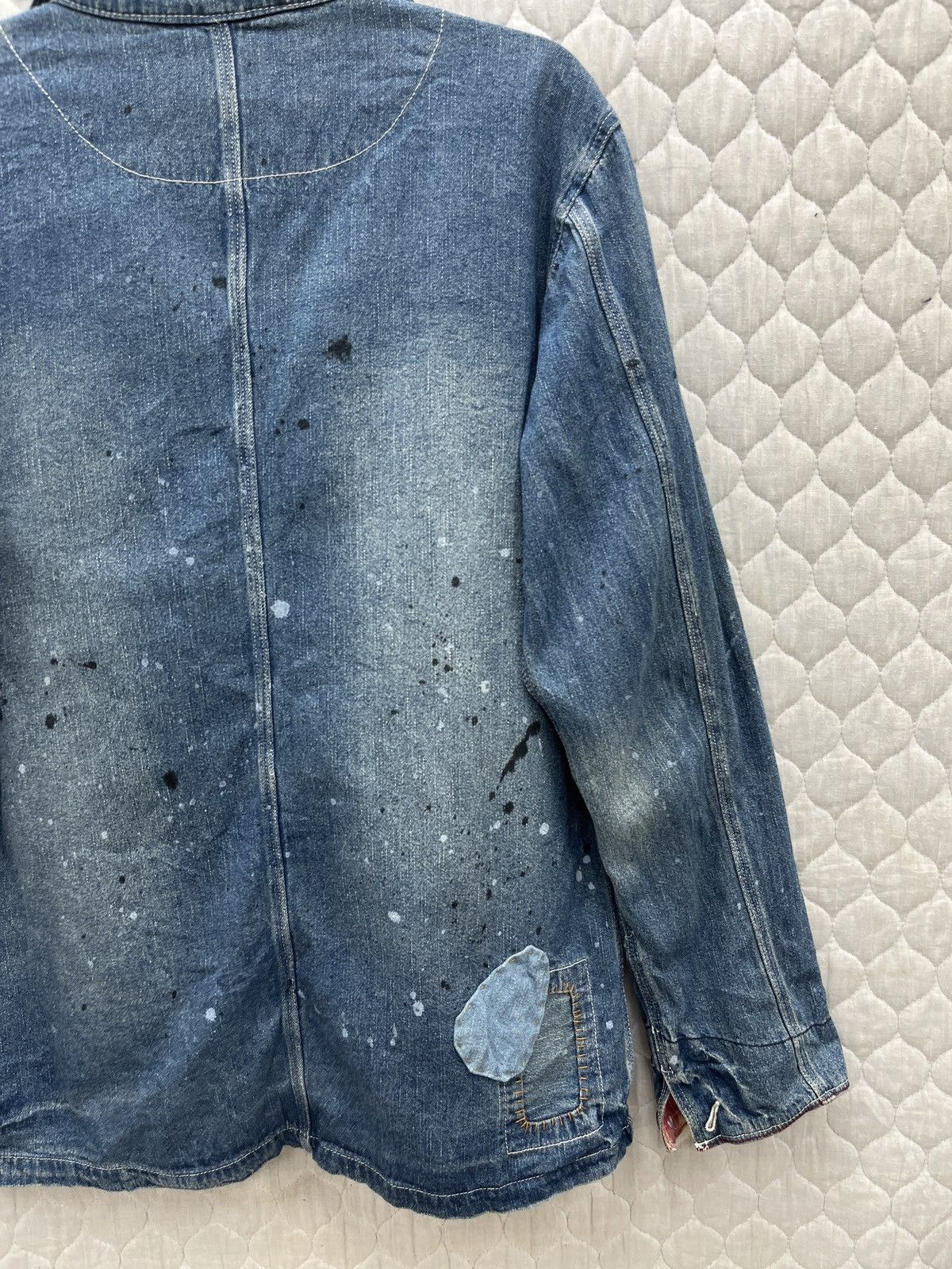 KOJIMA GENES 🔥🔥🔥ARCHIVE M2 SQUARED DENIM CHORE JACKET Size M / US 6-8 / IT 42-44 - 9 Thumbnail