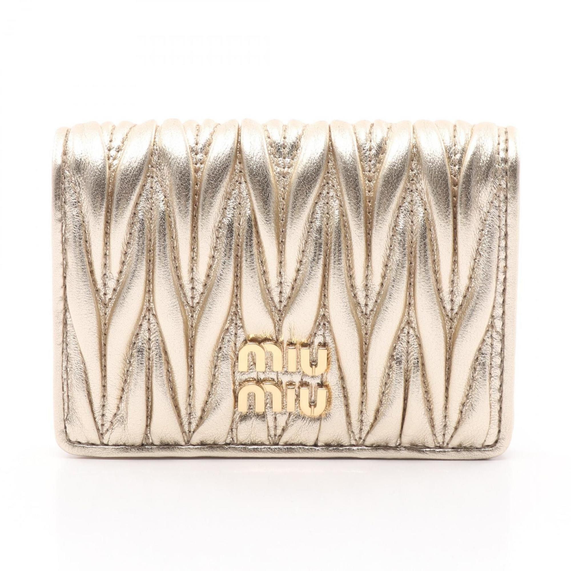 Miu Miu Miu Miu Matelassé wallet Size ONE SIZE - 1 Thumbnail