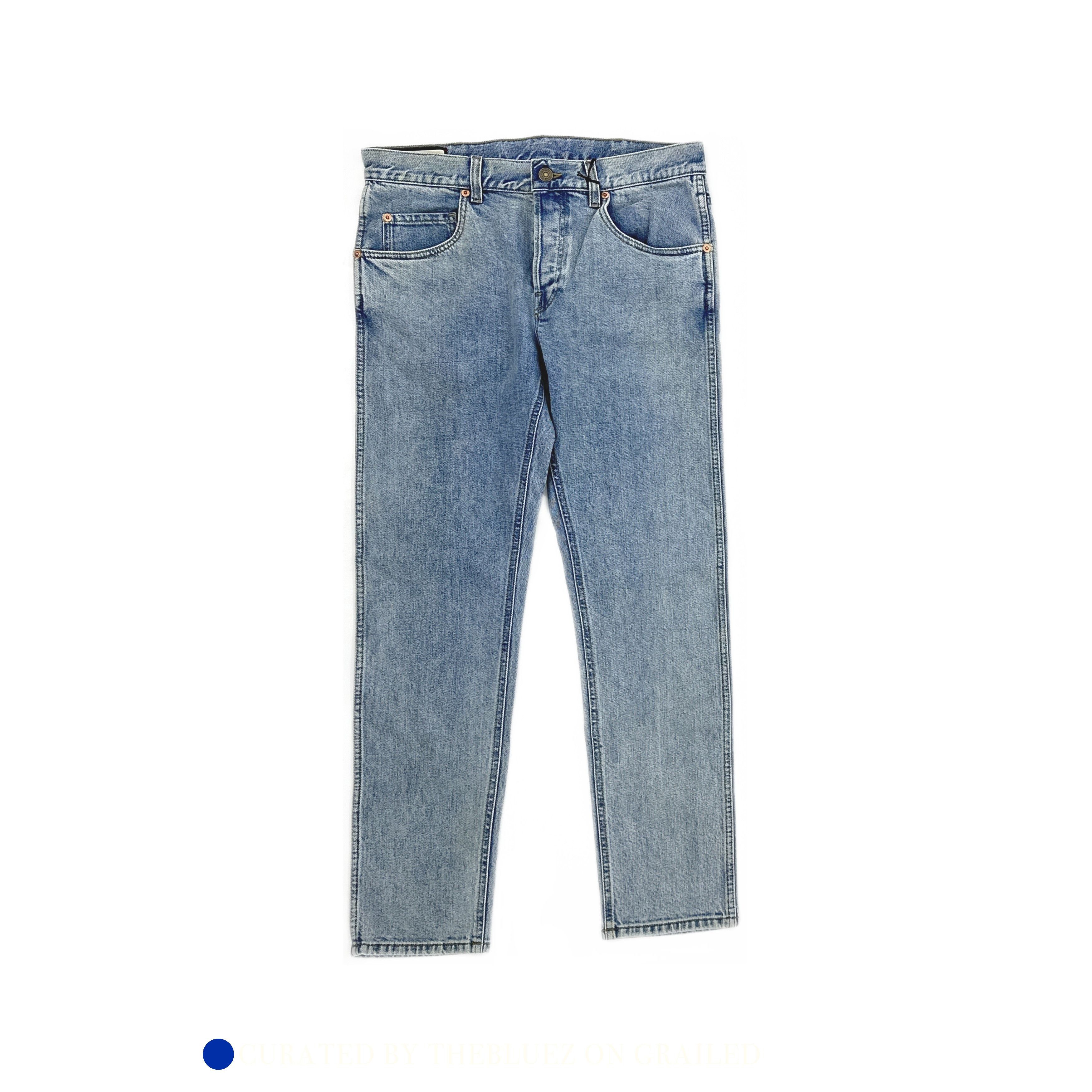 Gucci Light Wash Blue Denim Jeans Size 31 Size US 30 / EU 46 - 1 Thumbnail