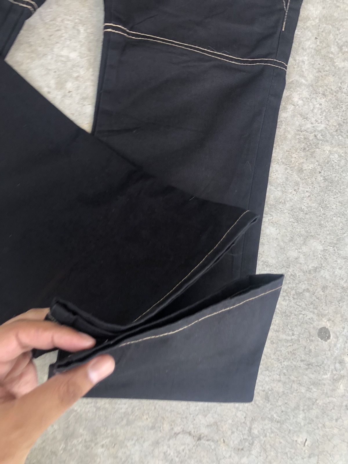 PPFM Japanese PPFM Double Waist Distressed Jeans Size US 31 - 14 Thumbnail