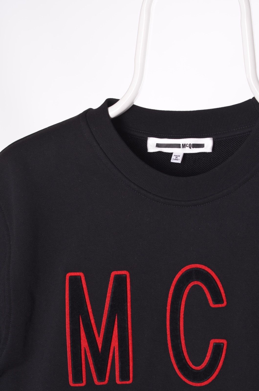 Alexander McQueen Alexander McQueen MCQ Black Crewneck Logo sz S Size US S / EU 44-46 / 1 - 2 Thumbnail