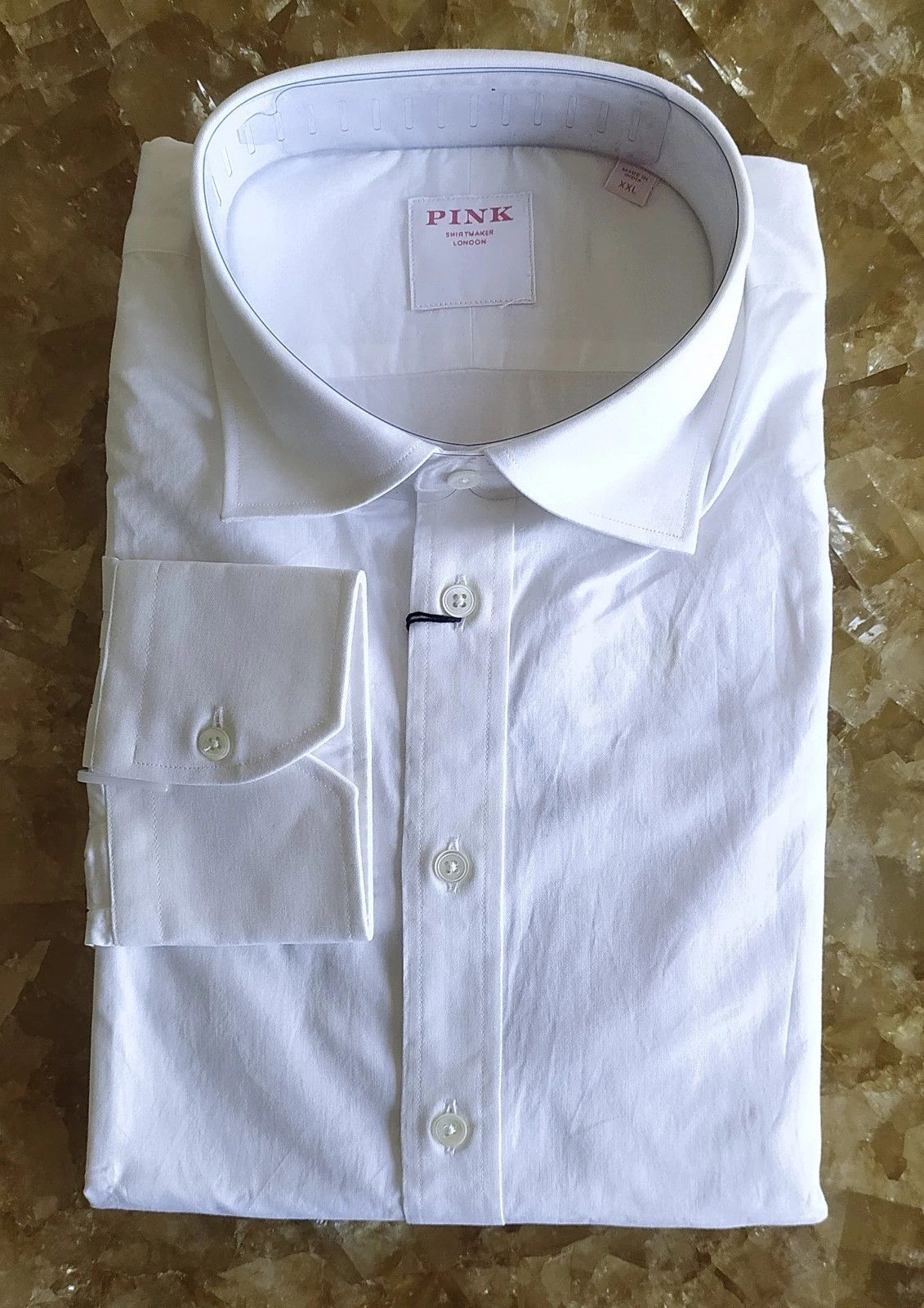 Thomas Pink Thomas Pink Formal Plain Poplin Shirt Free Shipping T/81 Size US XXL / EU 58 / 5 - 1 Thumbnail