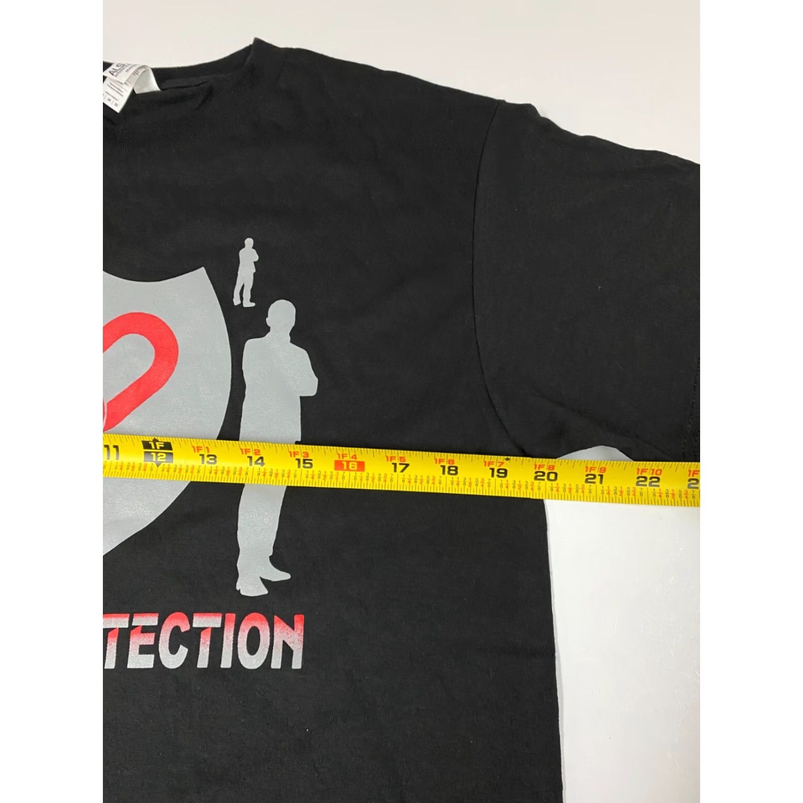 Vintage Linkedup MEns shirt Medium black protection T-Shirt Alstyle Logo Crew Neck Short Sleeve Cotton Men Regular Halloween Sports 2000s? Size US M / EU 48-50 / 2 - 4 Thumbnail