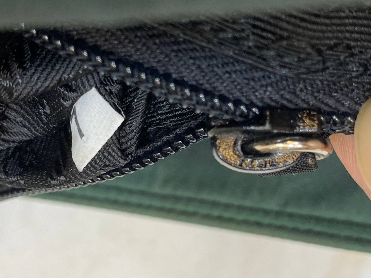 Prada Prada Tessuto Nylon Green Shoulder Bag Size ONE SIZE - 9 Thumbnail