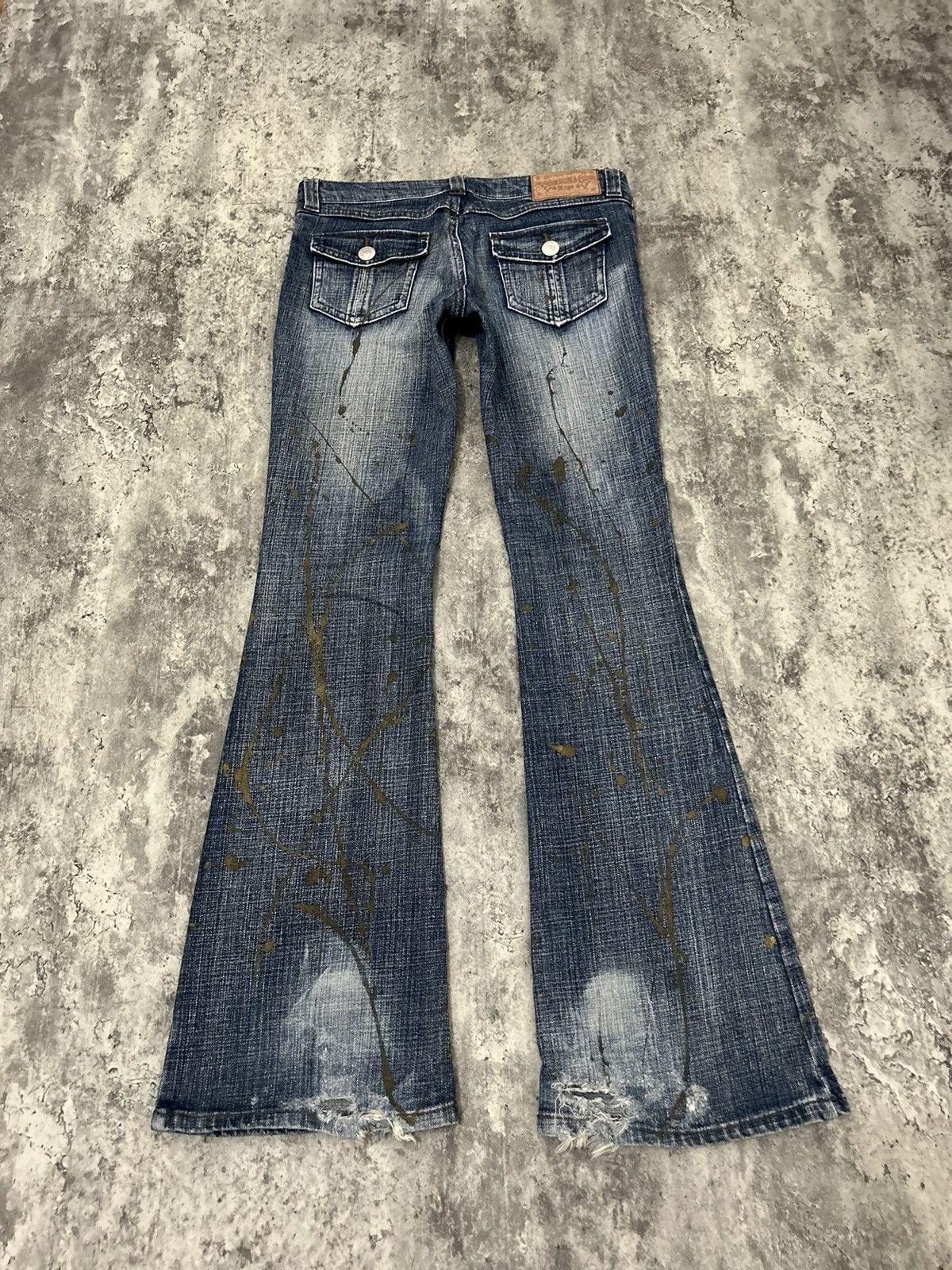 If Six Was Nine × Japanese Brand × Le Grande Bleu (L.G.B.) Vintage Orignal Jeans Distressed Flare Pans Size US 30 / EU 46 - 4 Thumbnail