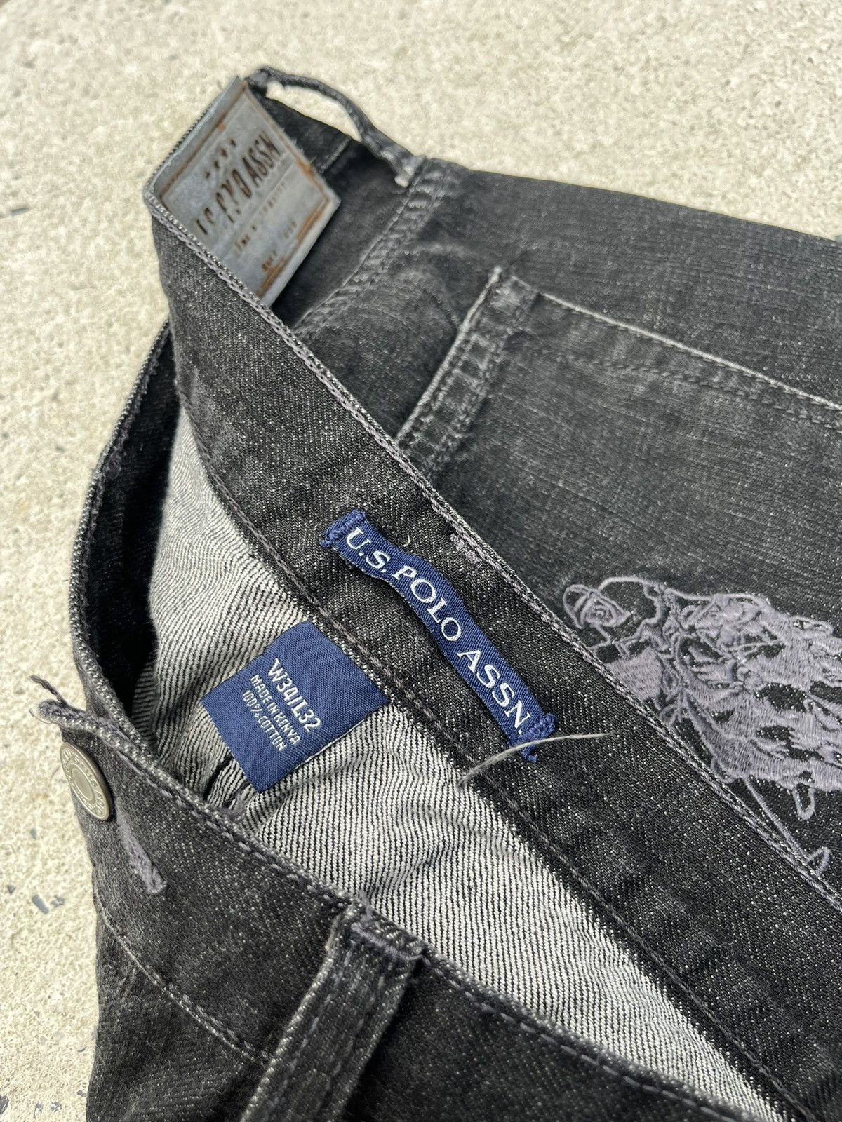 JNCO × U.S. Polo Assn. × Vintage Crazy Vintage 00’s U.S. Polo Assn. Baggy Jeans Size US 34 / EU 50 - 5 Thumbnail