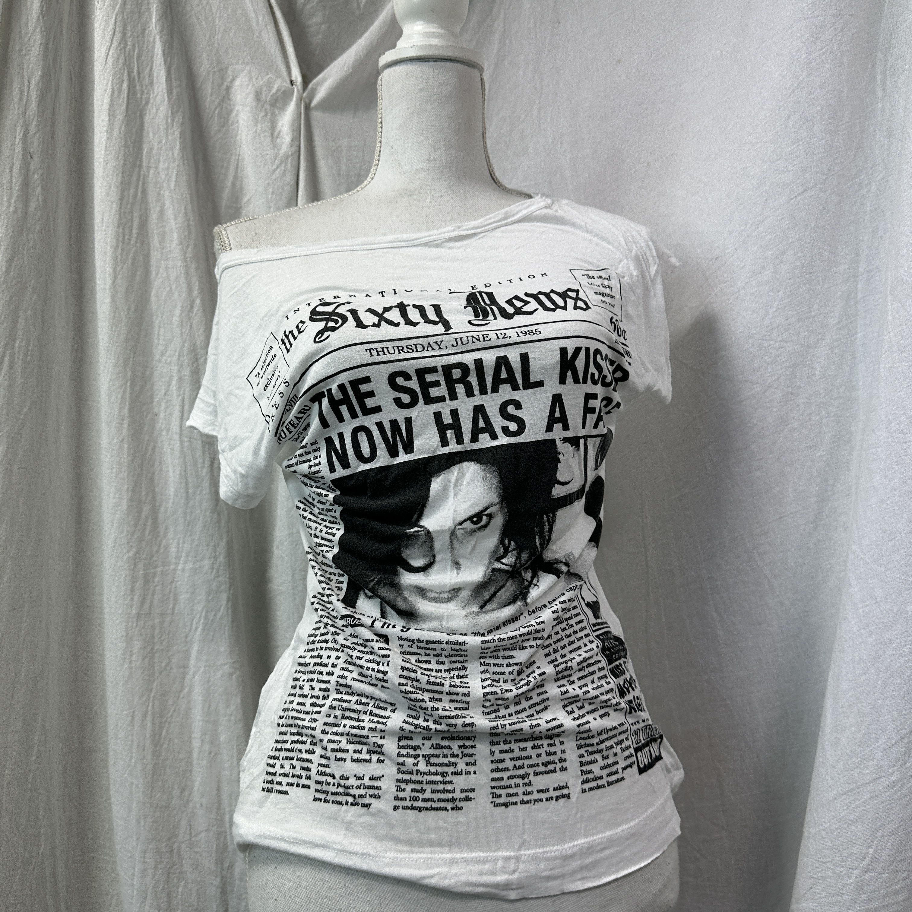 Miss Sixty Vintage Casual Serial Kisser Miss Sixty T-shirt 00s Size L / US 10 / IT 46 - 6 Thumbnail