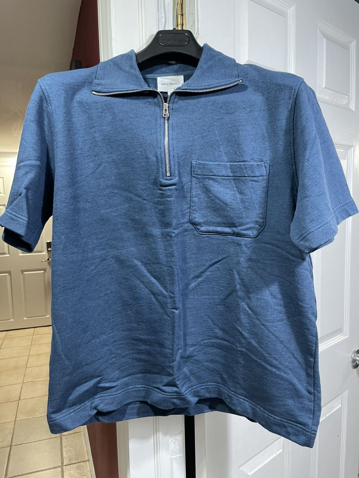 Jorn Half Zip Cotton Linen Blend