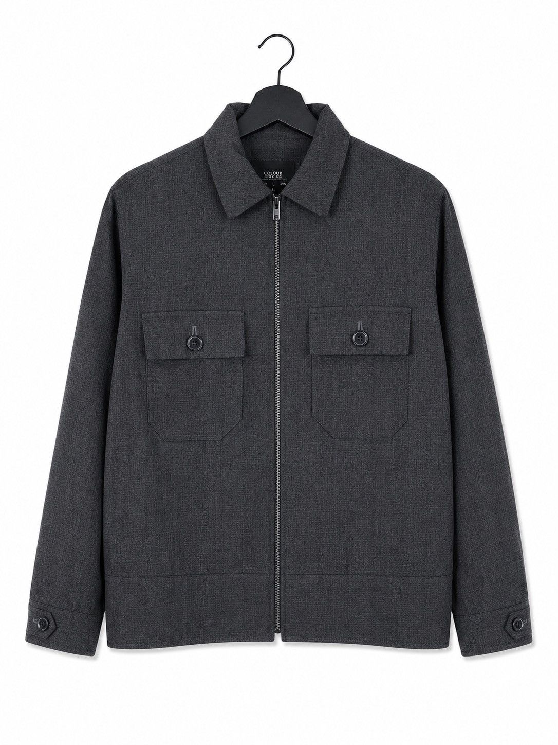 Japanese Brand Vintage FOUR BARS by Ryuichiro Shimazaki Textured Zip Jacket Size US M / EU 48-50 / 2 - 1 Thumbnail