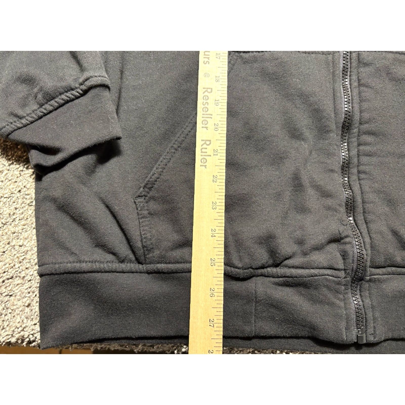 Vintage Berne Hoodie Mens XL Black Full Zip Relaxed Crew Workwear Logo Waffle Lined Size US XL / EU 56 / 4 - 6 Thumbnail