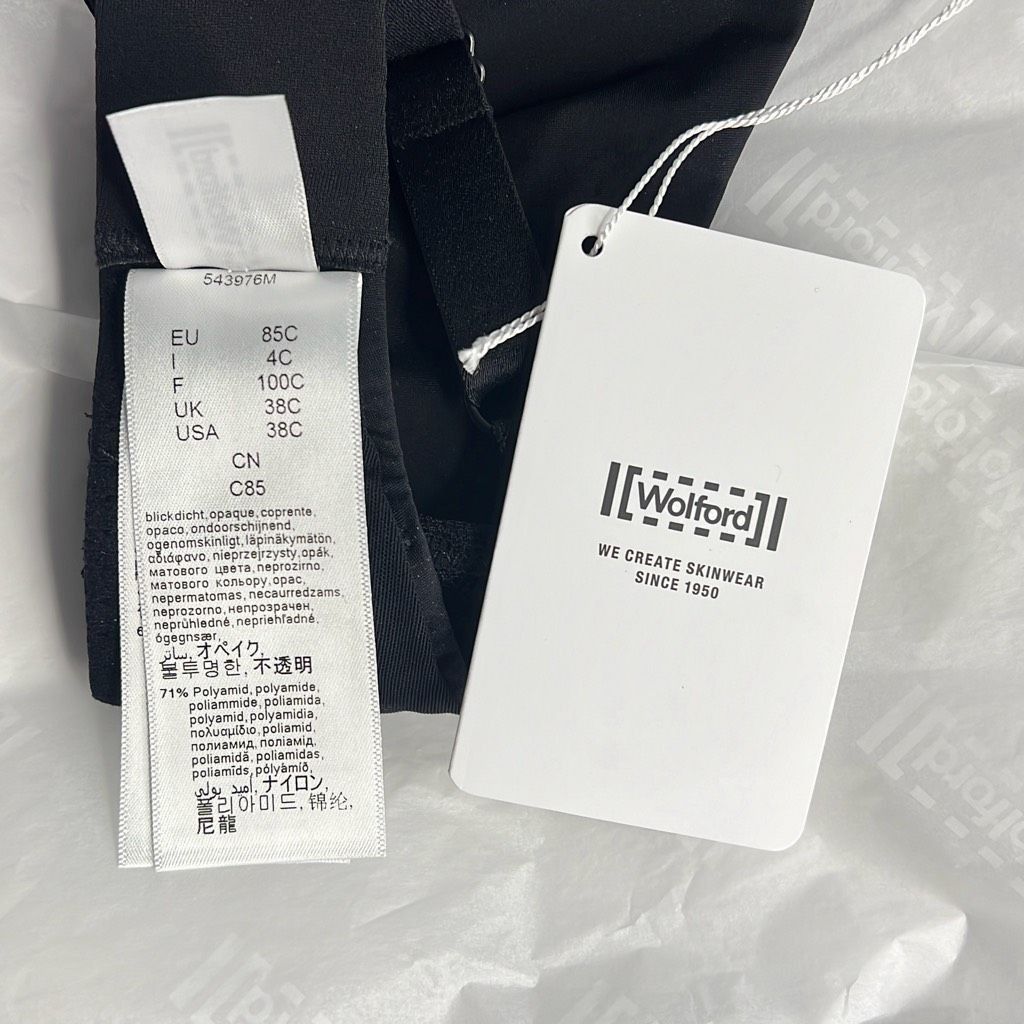 Wolford NWT Wolford Venus Lace Bra 38C Black Size ONE SIZE - 11 Thumbnail