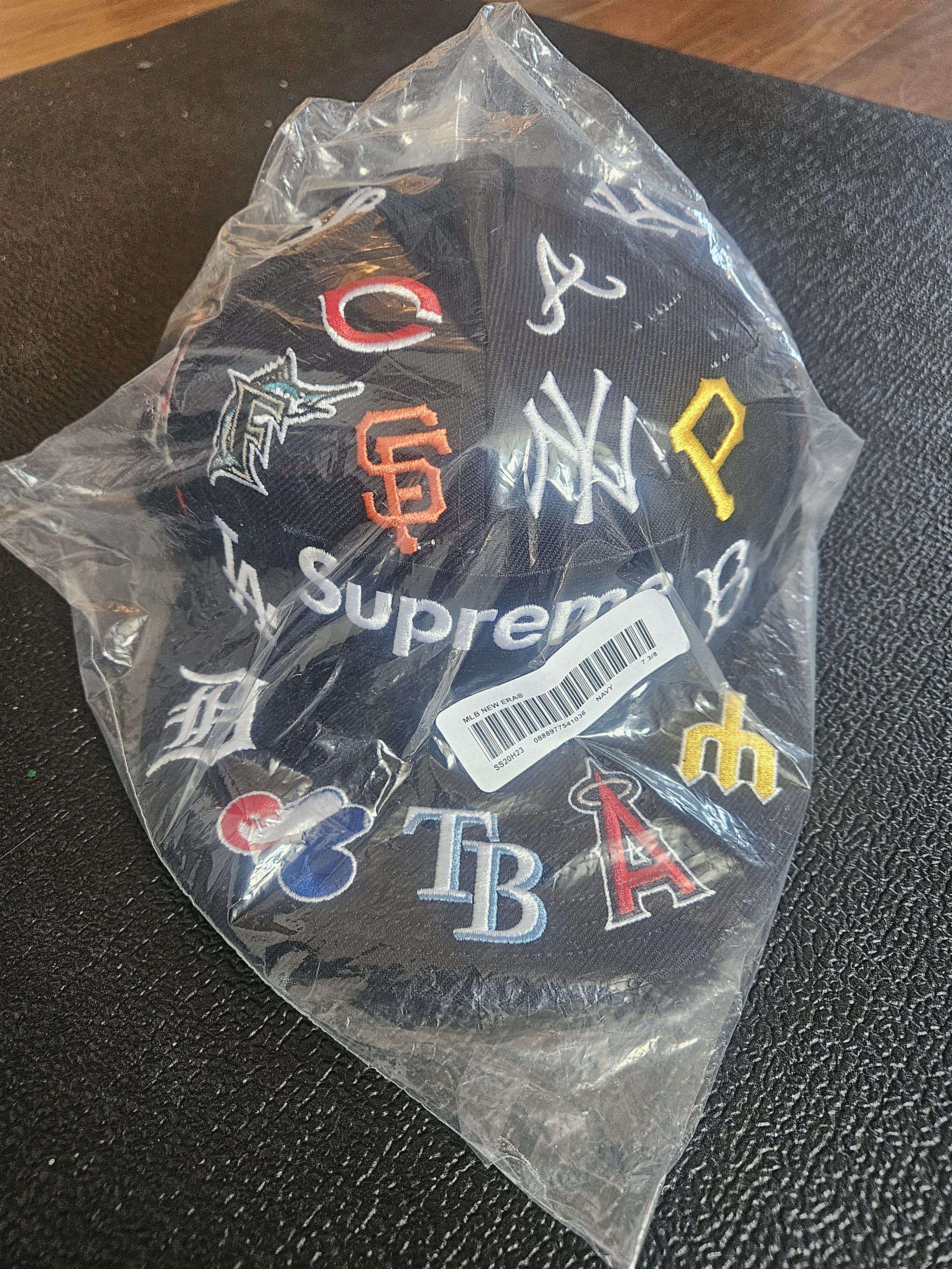 Supreme Supreme MLB Logos Hat - Navy - Size 7 3/8 - NEW Size ONE SIZE - 2 Thumbnail