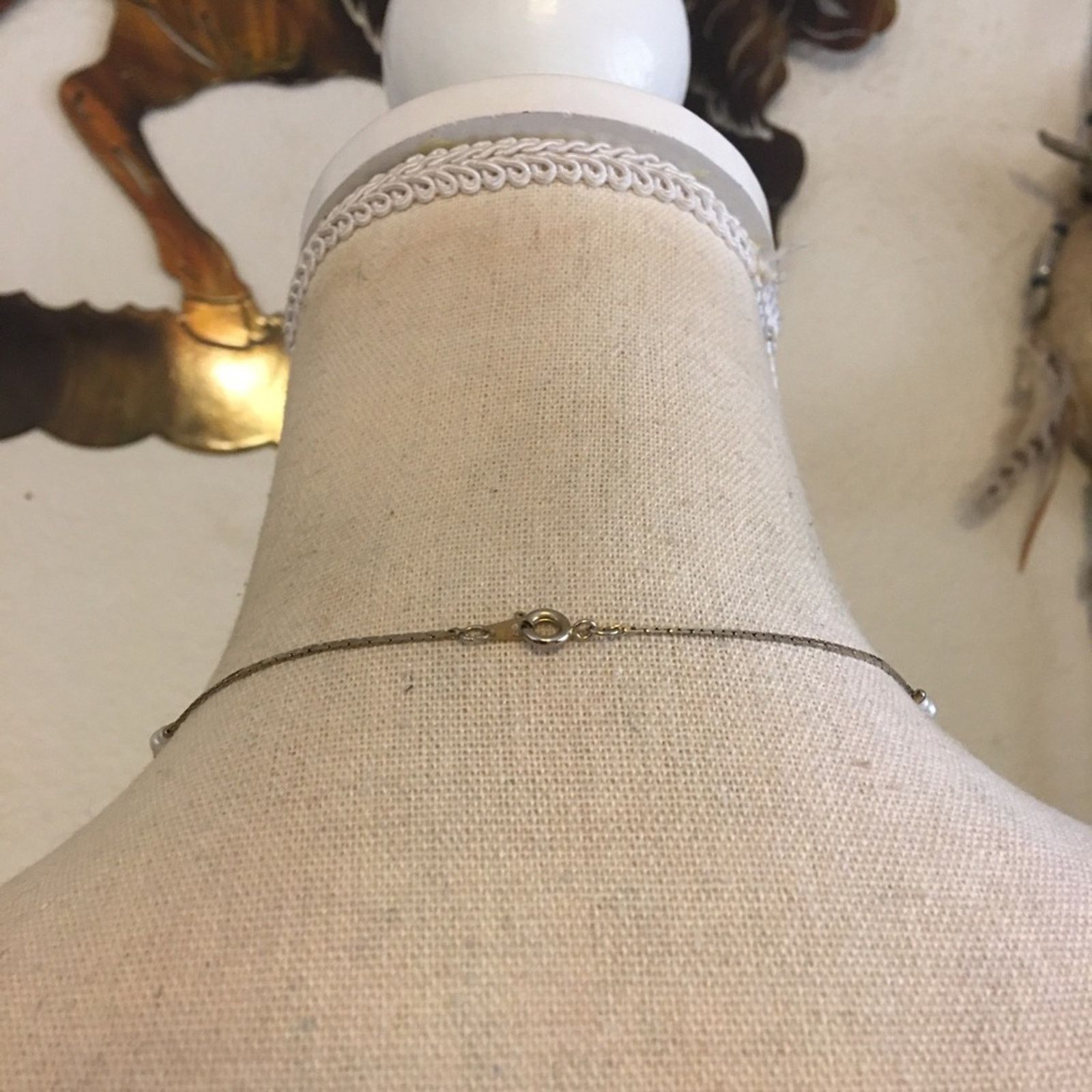 Vintage Vintage 80s beaded gold tone chain necklace Size ONE SIZE - 5 Thumbnail