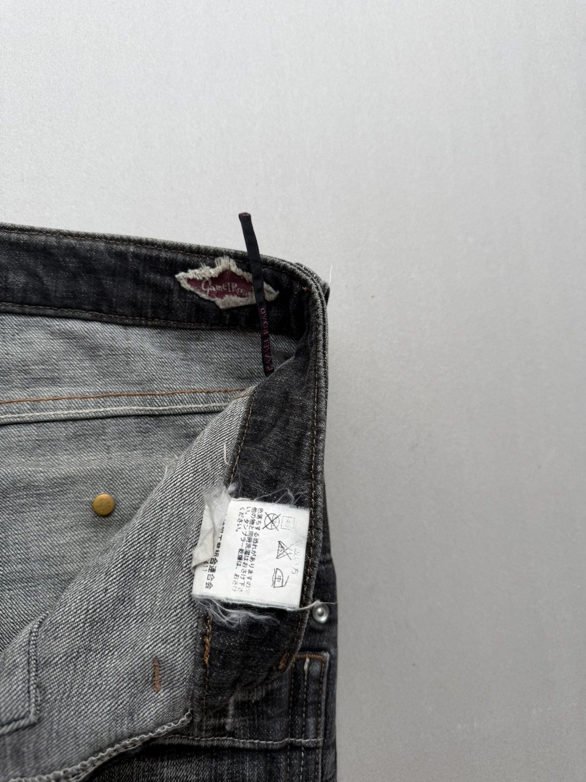 5351 POUR LES HOMMES CAMEL ROAD gimmick flare jeans Size US 30 / EU 46 - 4 Thumbnail