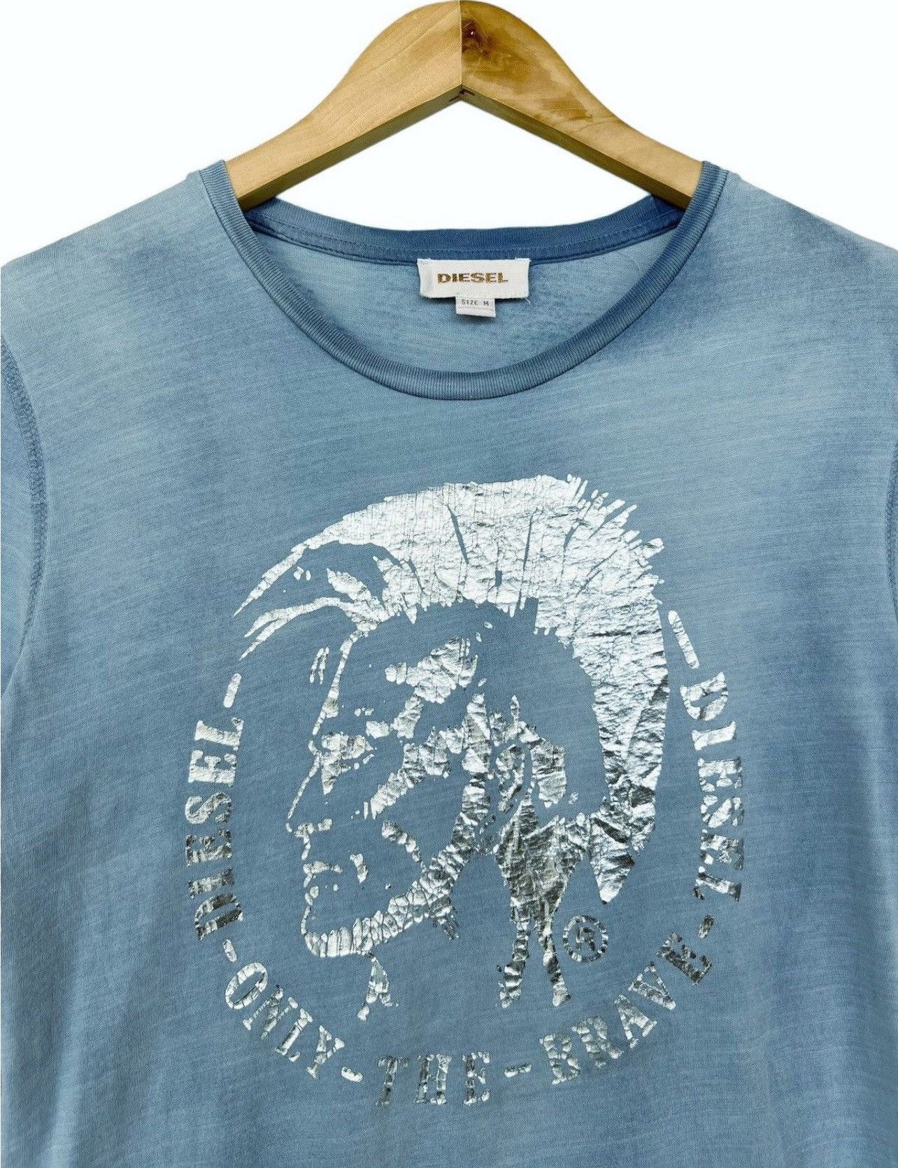 Diesel Diesel Trojan Distressed Big Graphic Tee Size US M / EU 48-50 / 2 - 4 Thumbnail