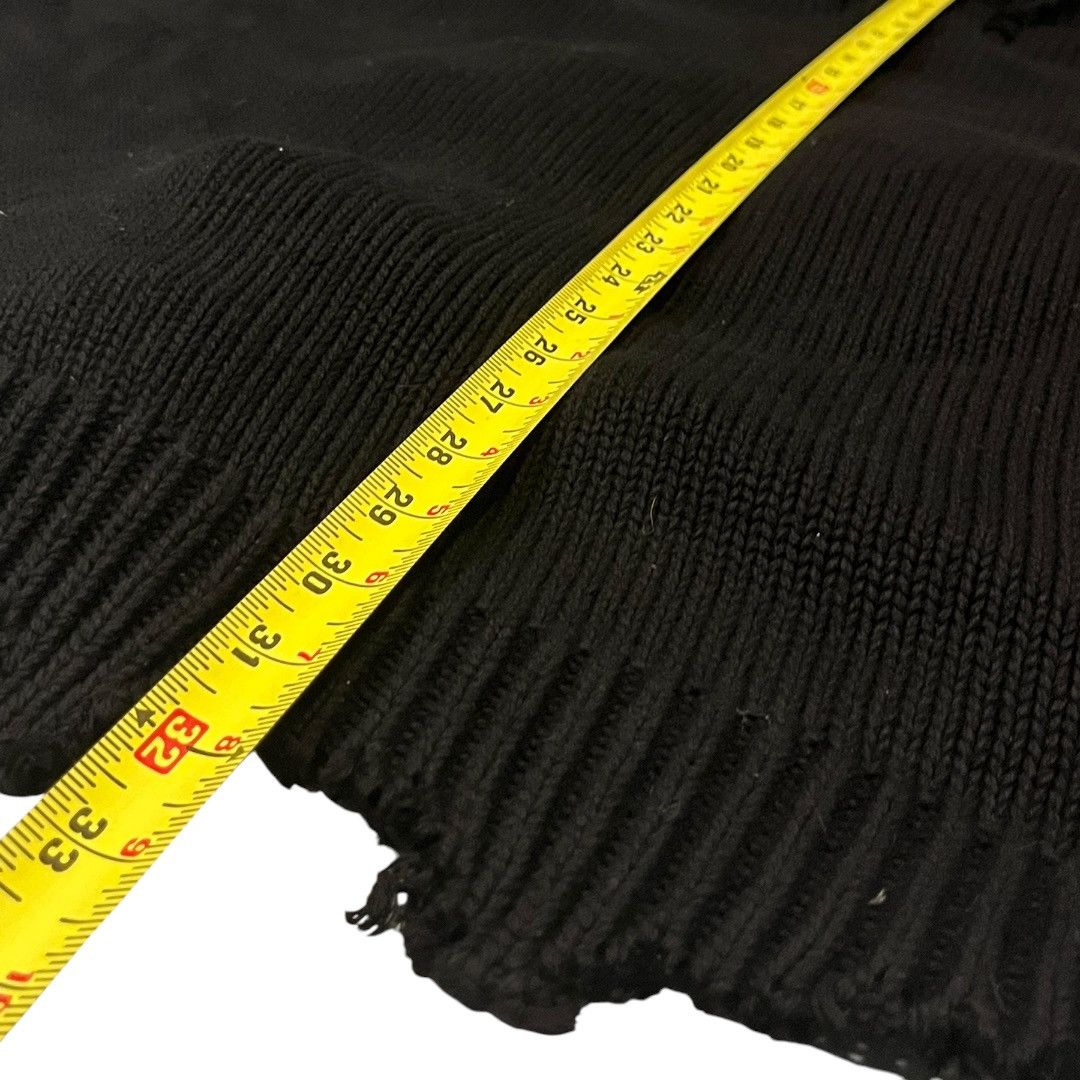 Balenciaga Balenciaga Political Campaign Destroyed Knit Hoodie Size US L / EU 52-54 / 3 - 8 Thumbnail