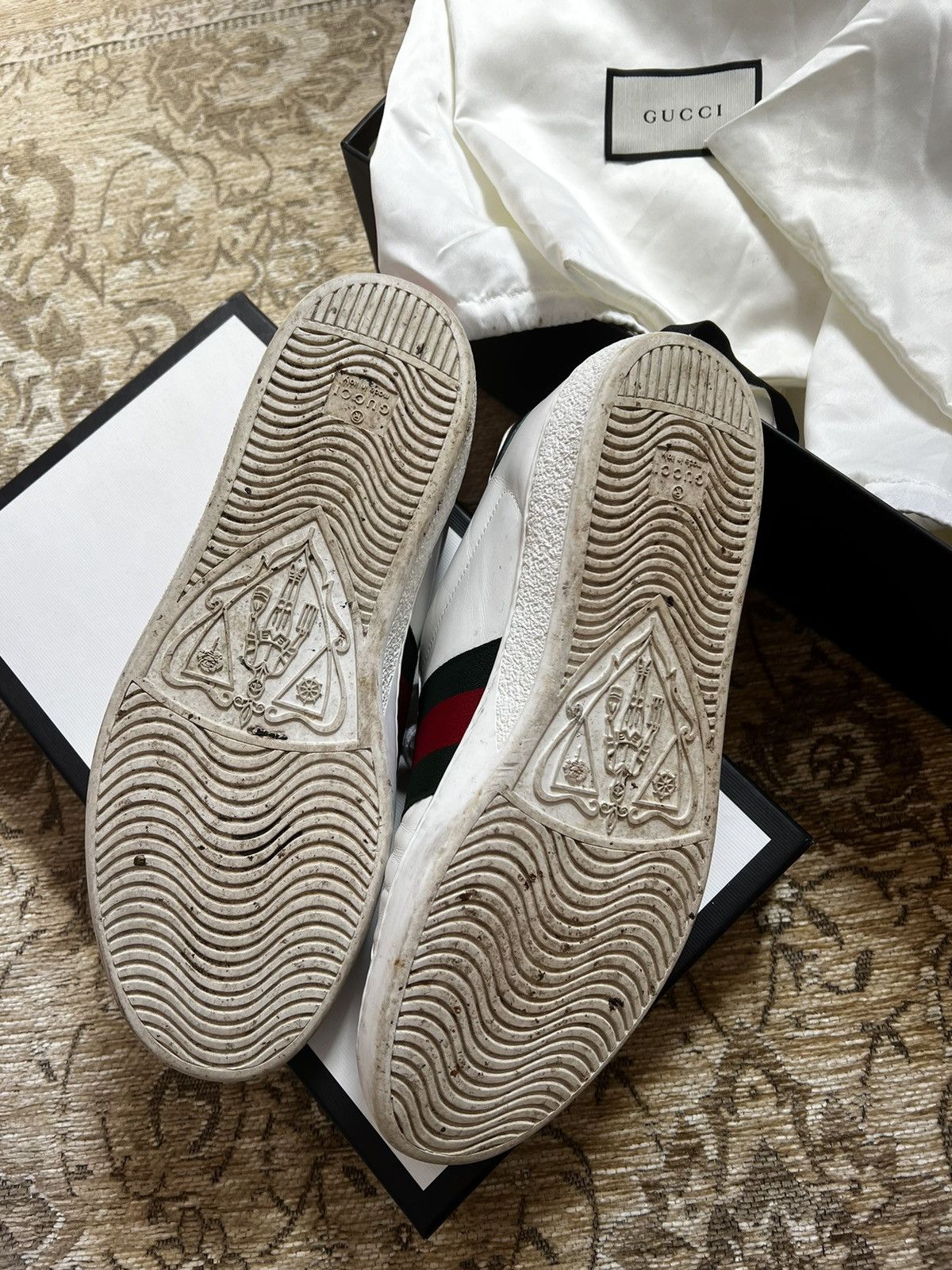 Gucci GUCCI ACE TIGER TRAINERS SOLD Size US 10 / EU 43 - 6 Thumbnail