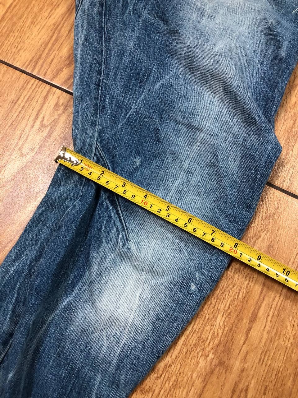 G-Star Crazy Crash Dirty Baggy Faded Jean Japan Avant Garde Style Size US 33 - 6 Thumbnail