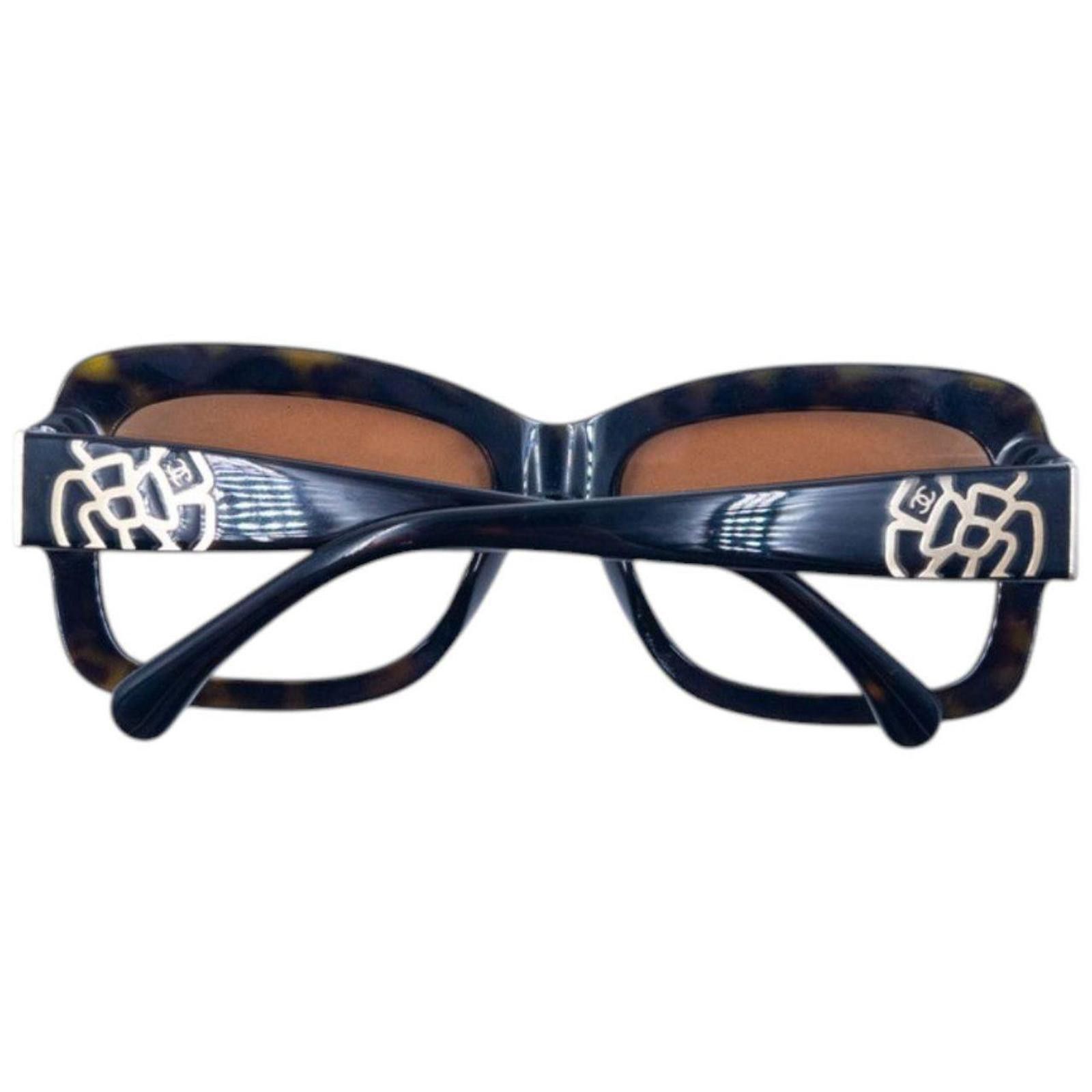 Chanel Vintage Chanel Tortoise Shell Sunglasses Size ONE SIZE - 8 Thumbnail