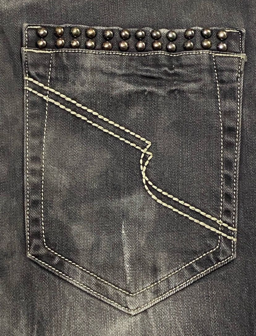 If Six Was Nine × Japanese Brand Semanticdesign Flare Smoke Wash Denim Pants Size US 30 / EU 46 - 18 Thumbnail