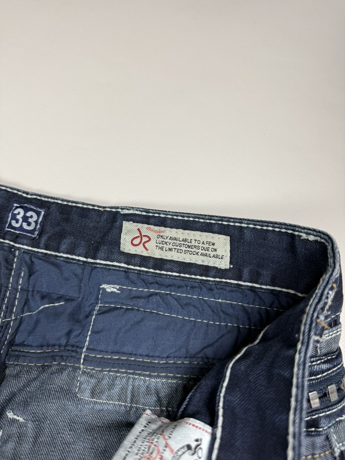 Japanese Brand J-Rag Men’s Japanese Style Multipocket Patchwork Jeans Size US 33 - 13 Thumbnail