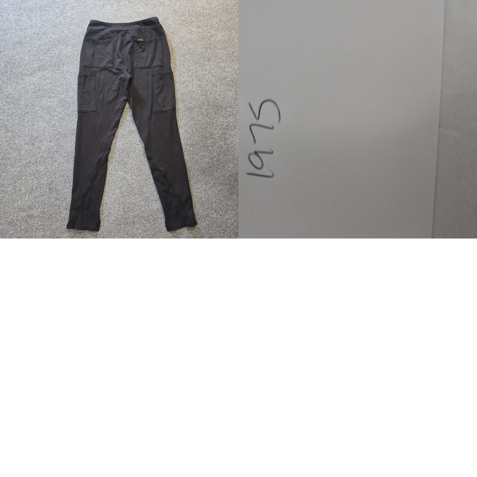 Vintage Jaanuu Pants Womens Medium Black Pull On Pockets Nursing Medical Basic Comfort Size 32" / US 10 / IT 46 - 8 Thumbnail