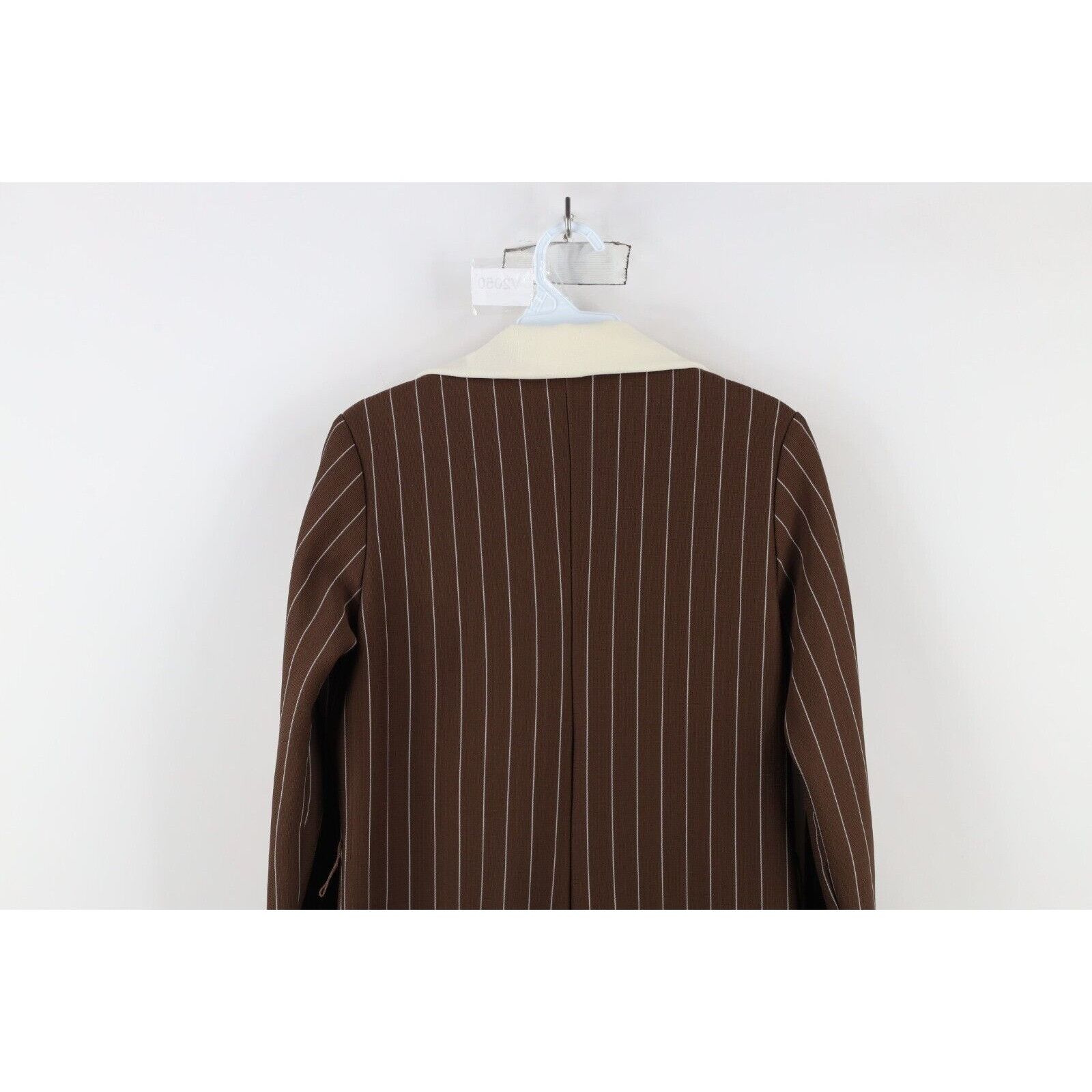 Vintage Vintage 70s Streetwear Pinstriped Bell Bottoms Romper Suit Size L / US 10 / IT 46 - 16 Thumbnail