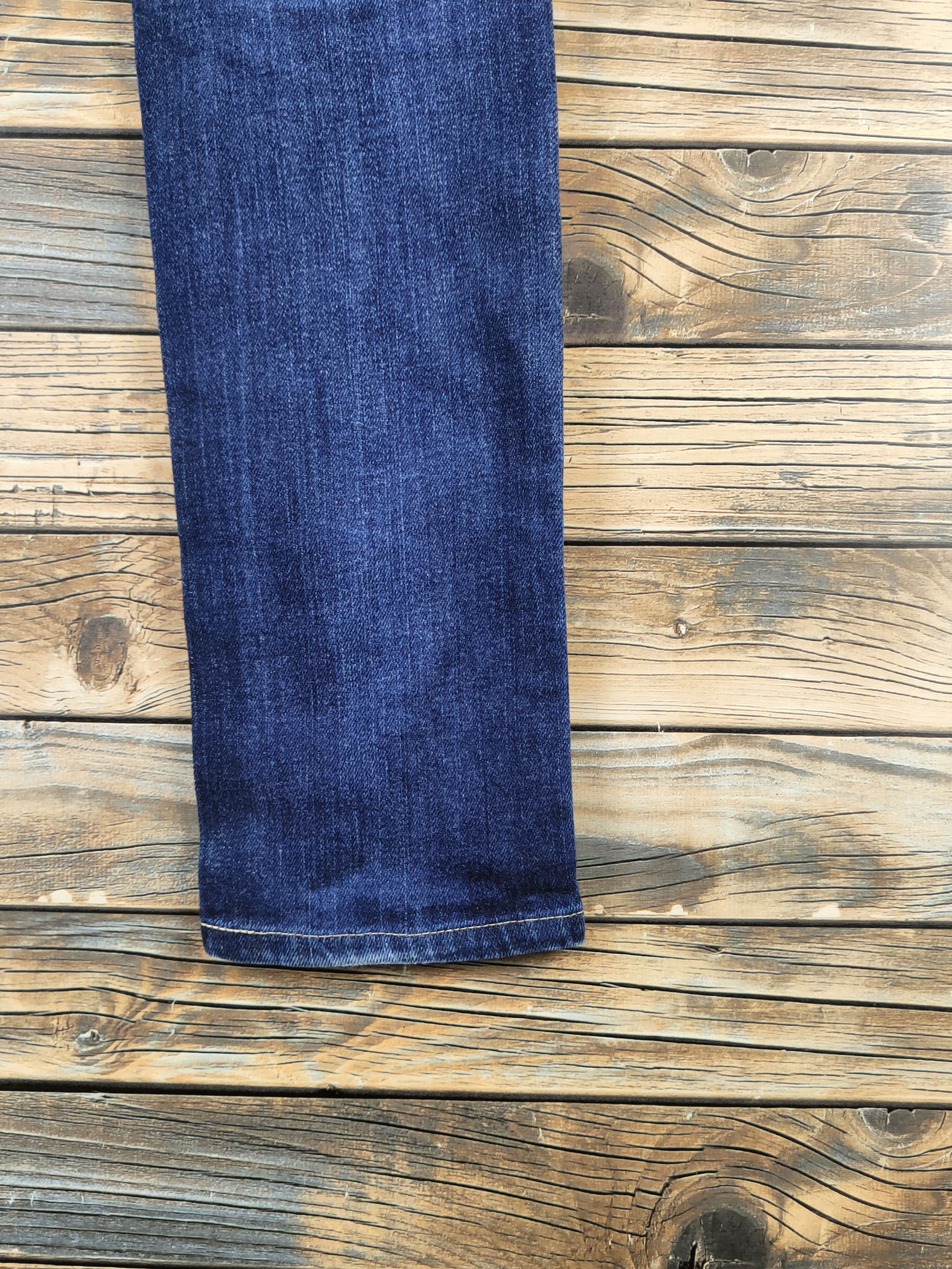 Levi's DL Levi's Blue Distressed Ripped Jeans #46-827 Size 27" / US 4 / IT 40 - 12 Thumbnail