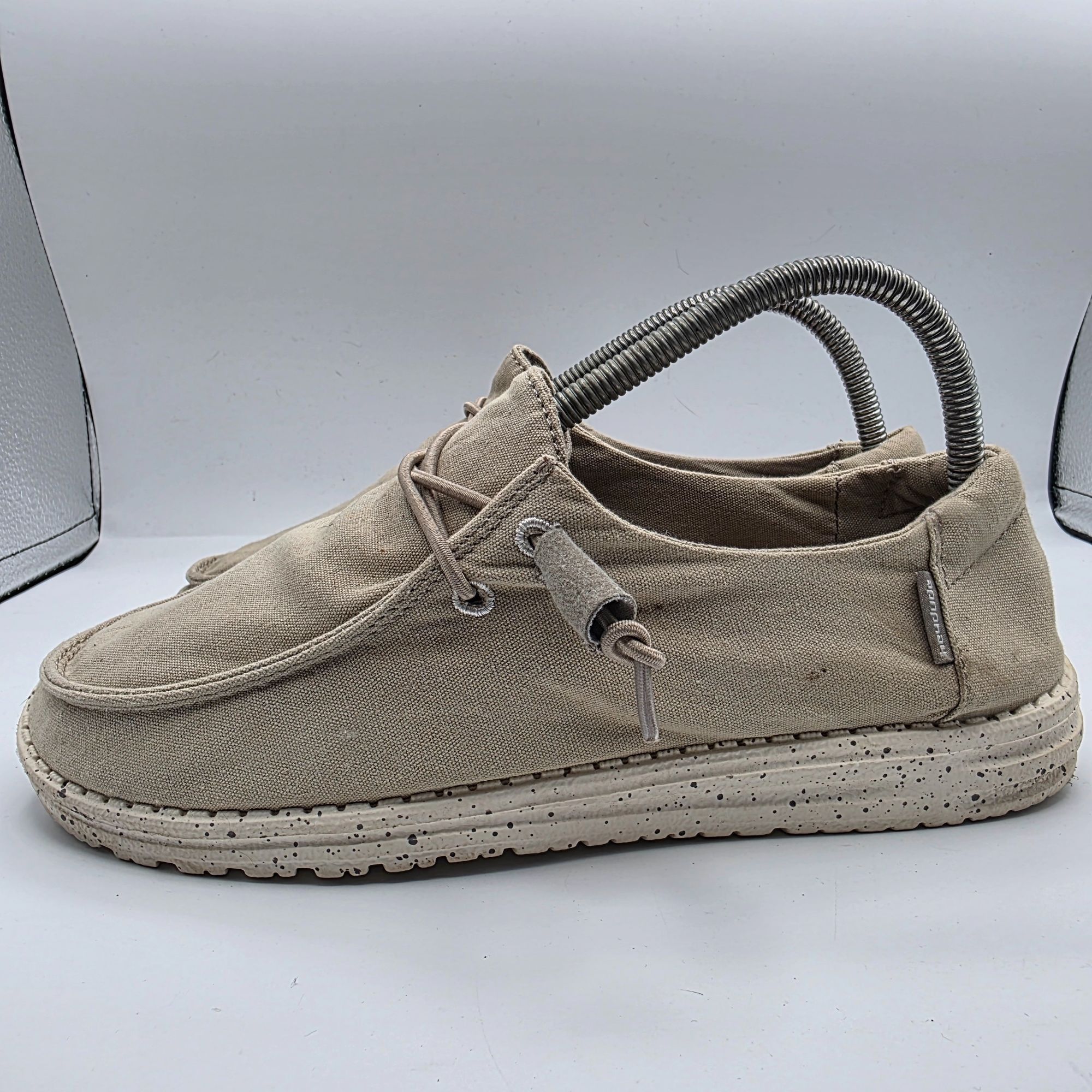 Other Hey Dude Wendy Grey Womens Size 8 Beige Shoes Casual Walking Size US 8 / IT 38 - 13 Thumbnail