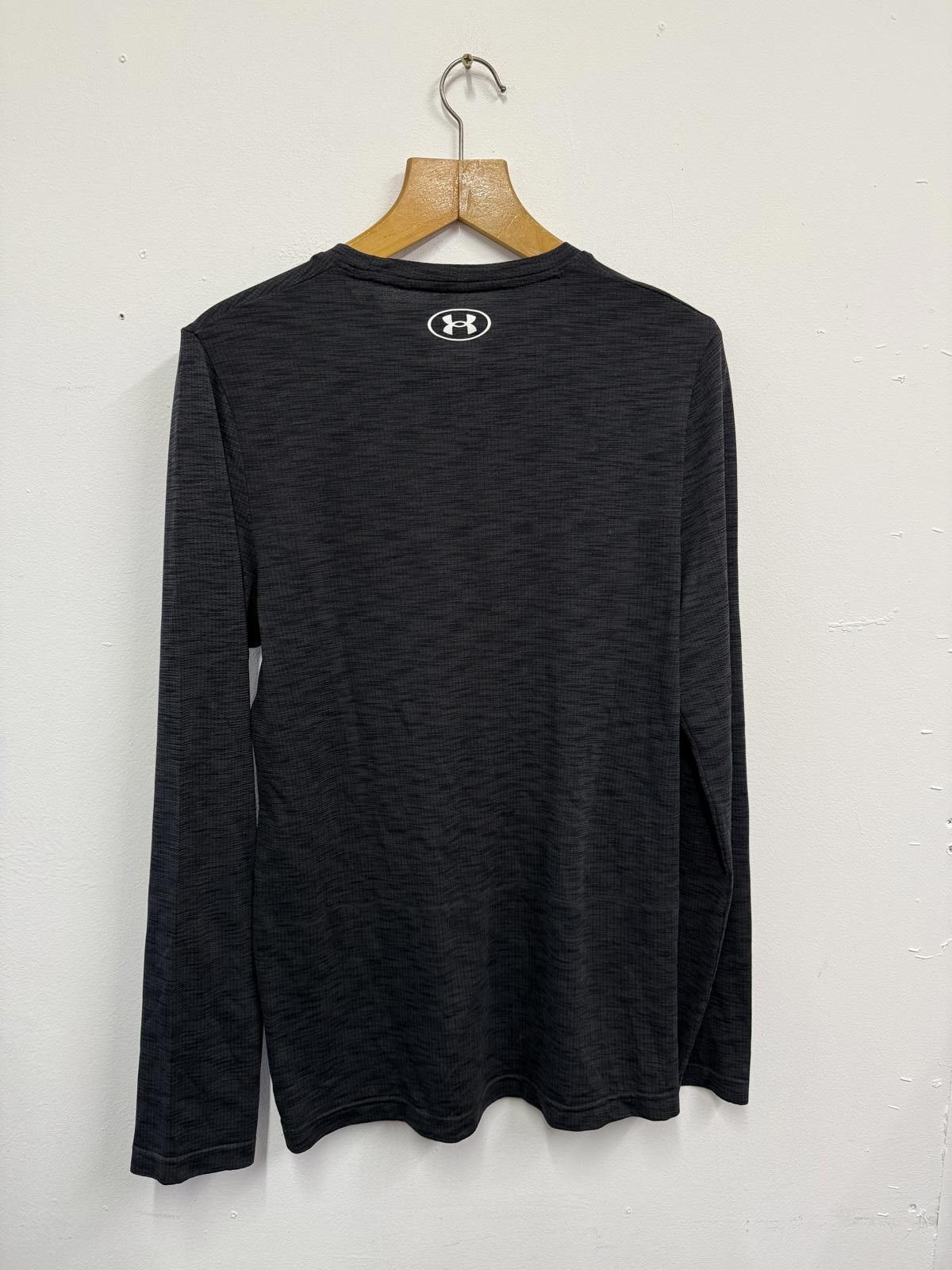 Under Armour Under Armour Fitted Long Sleeve Shirt Medium Black Size ONE SIZE - 3 Thumbnail