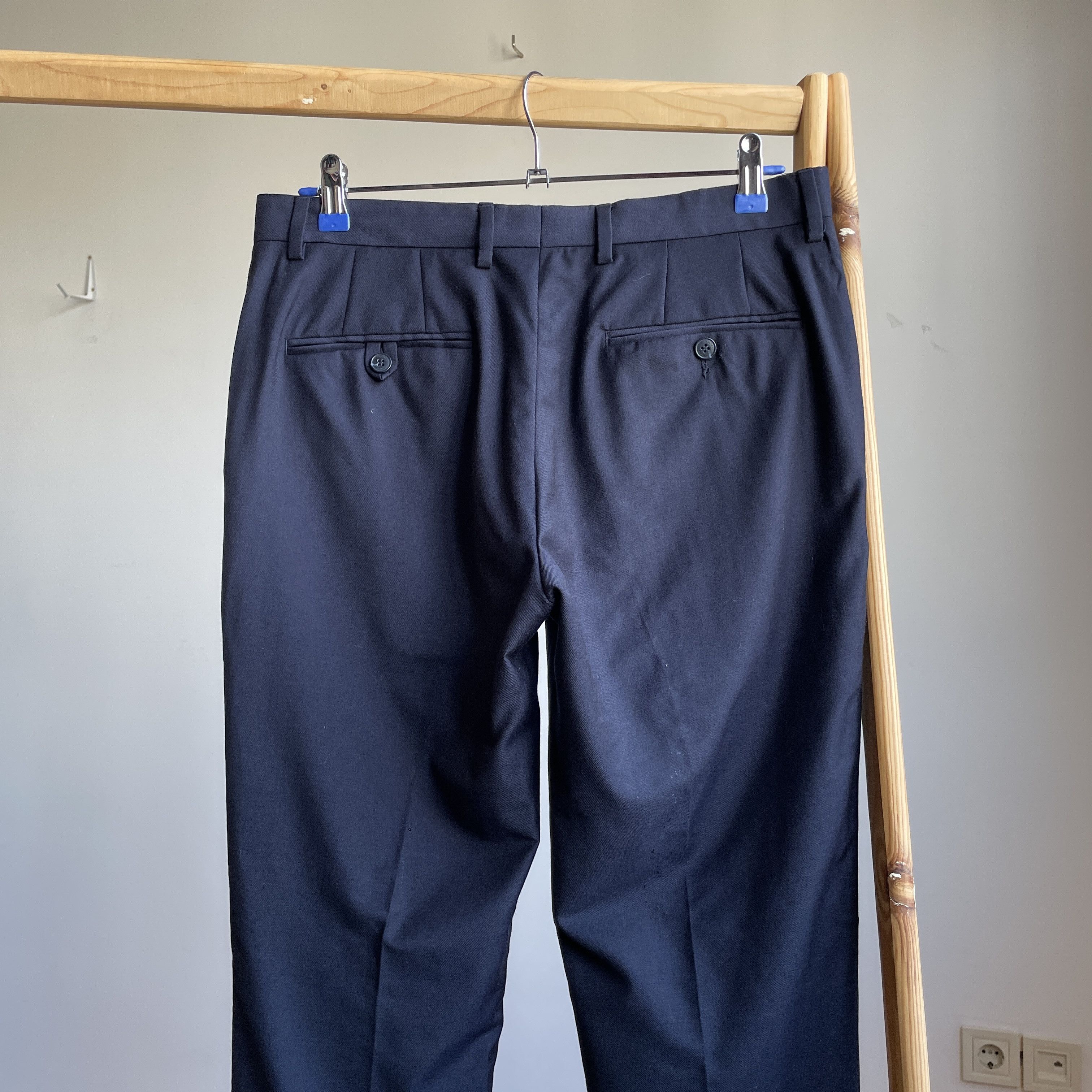 Hackett Hackett London Plain Wool Dress Trousers Size 32/48 Size 38R - 4 Thumbnail