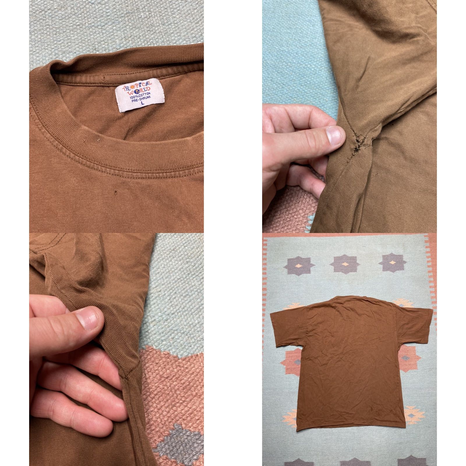 Vintage Vintage St Kitts Indies Monkey Embroidered T-Shirt Y2K Brown L User: Vintage St Kitts Indies Monkey Embroidered T-Shirt Y2K Brown L Size US L / EU 52-54 / 3 - 8 Thumbnail