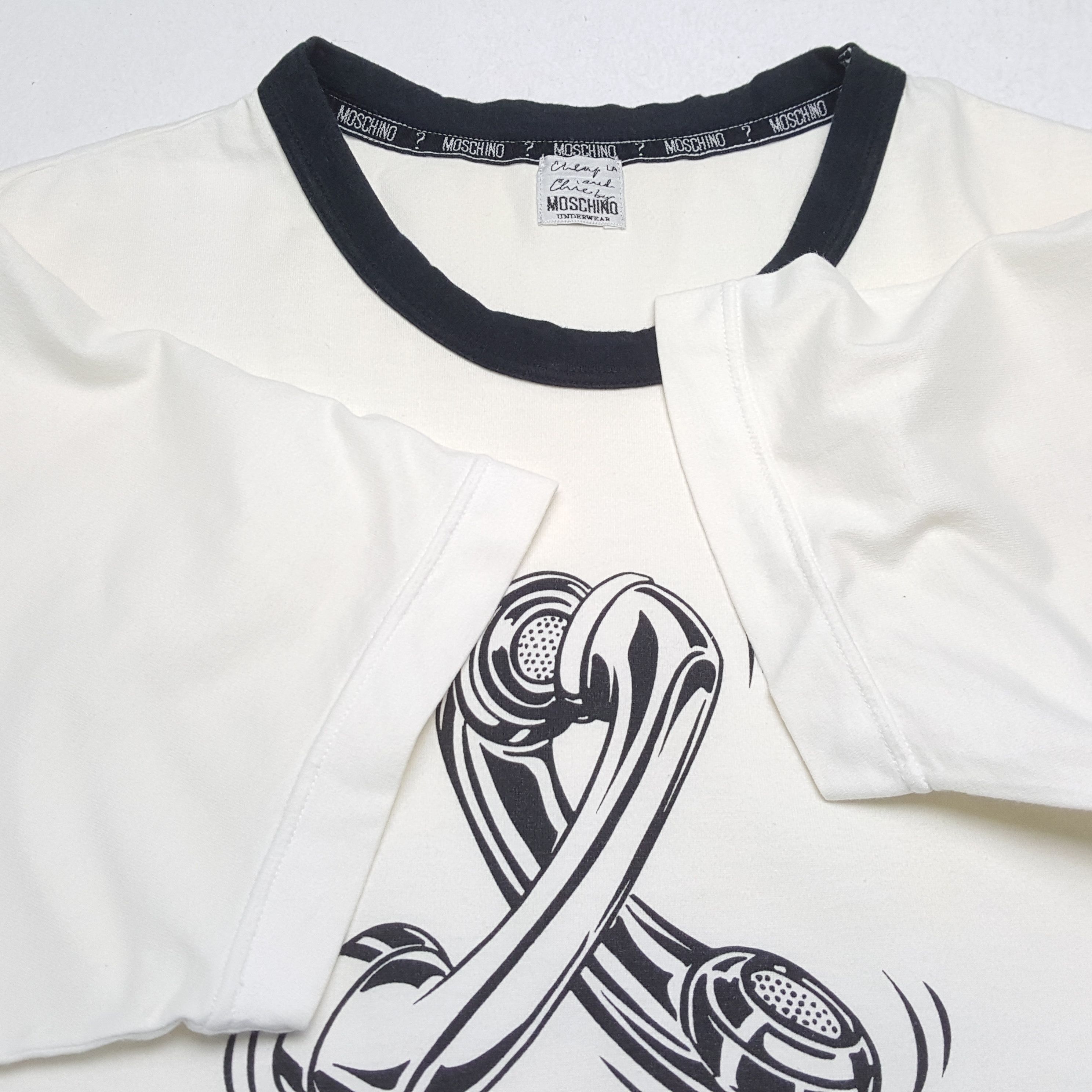 Japanese Brand × Moschino × Vintage MOSCHINO Japanese Brand Streetwear Style Tshirt Size US L / EU 52-54 / 3 - 6 Thumbnail